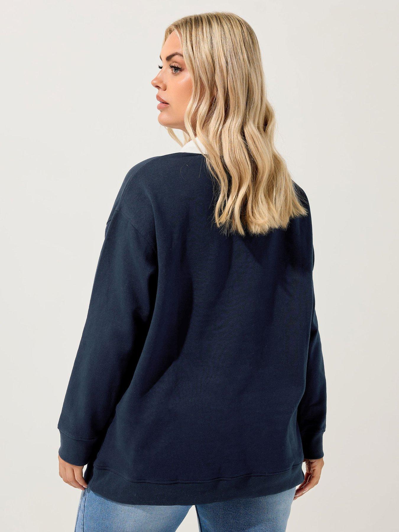 yours-curve-5th-avenue-rugby-top-bluestillFront