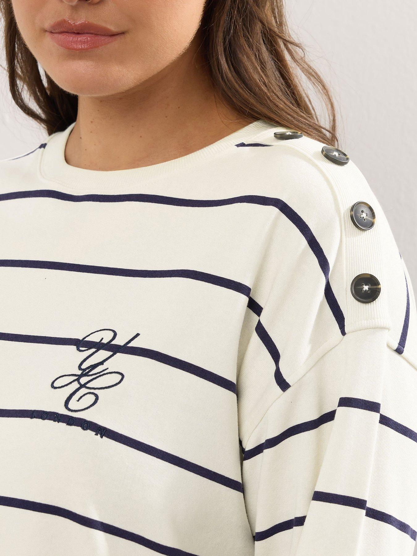 yours-curve-london-stripe-crew-neck-sweatshirt-ivoryoutfit