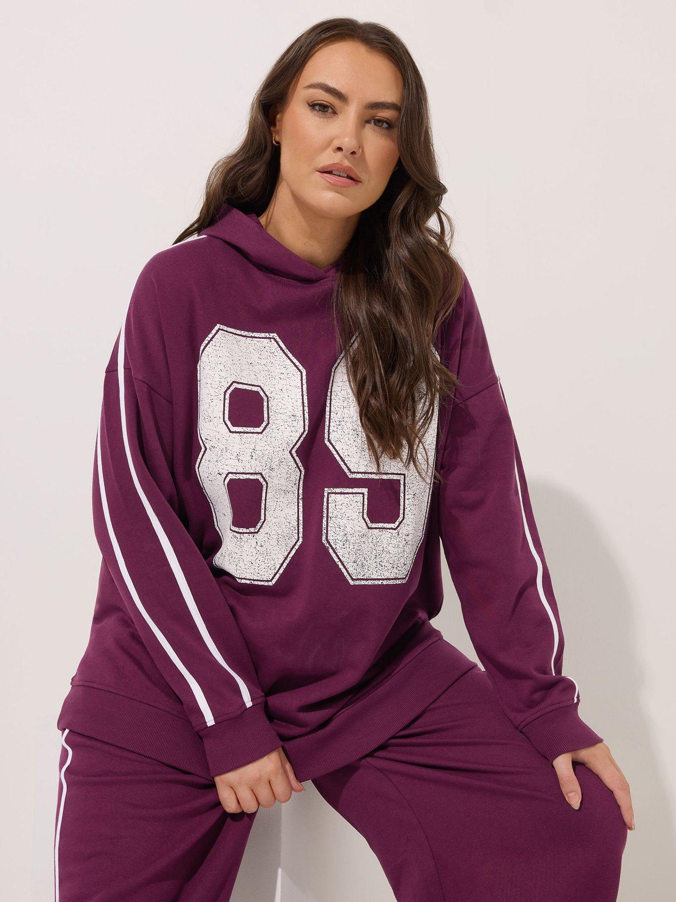 Image 1 of 4 of Yours Curve 89 Hoodie - Red