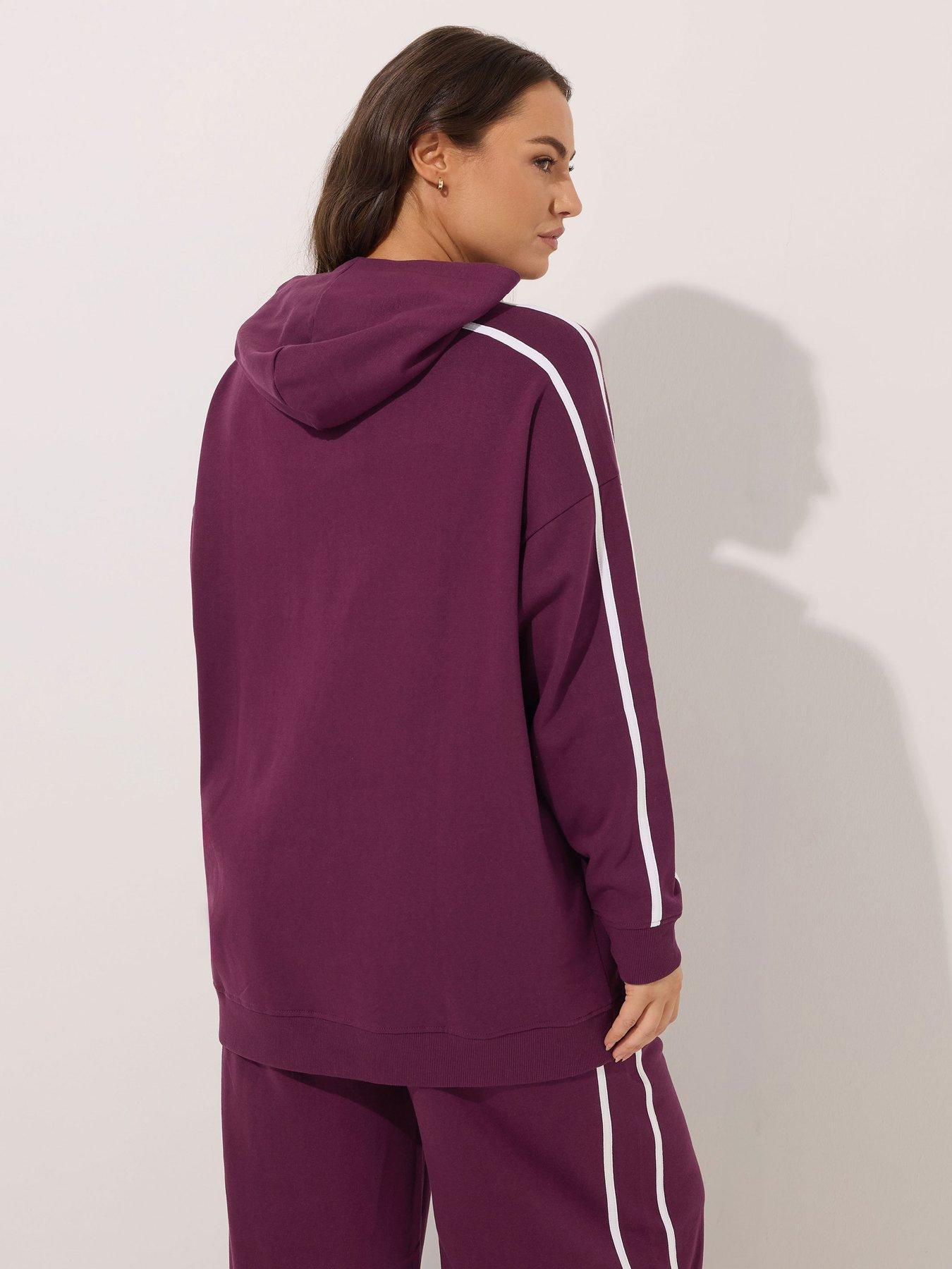 Image 2 of 4 of Yours Curve 89 Hoodie - Red