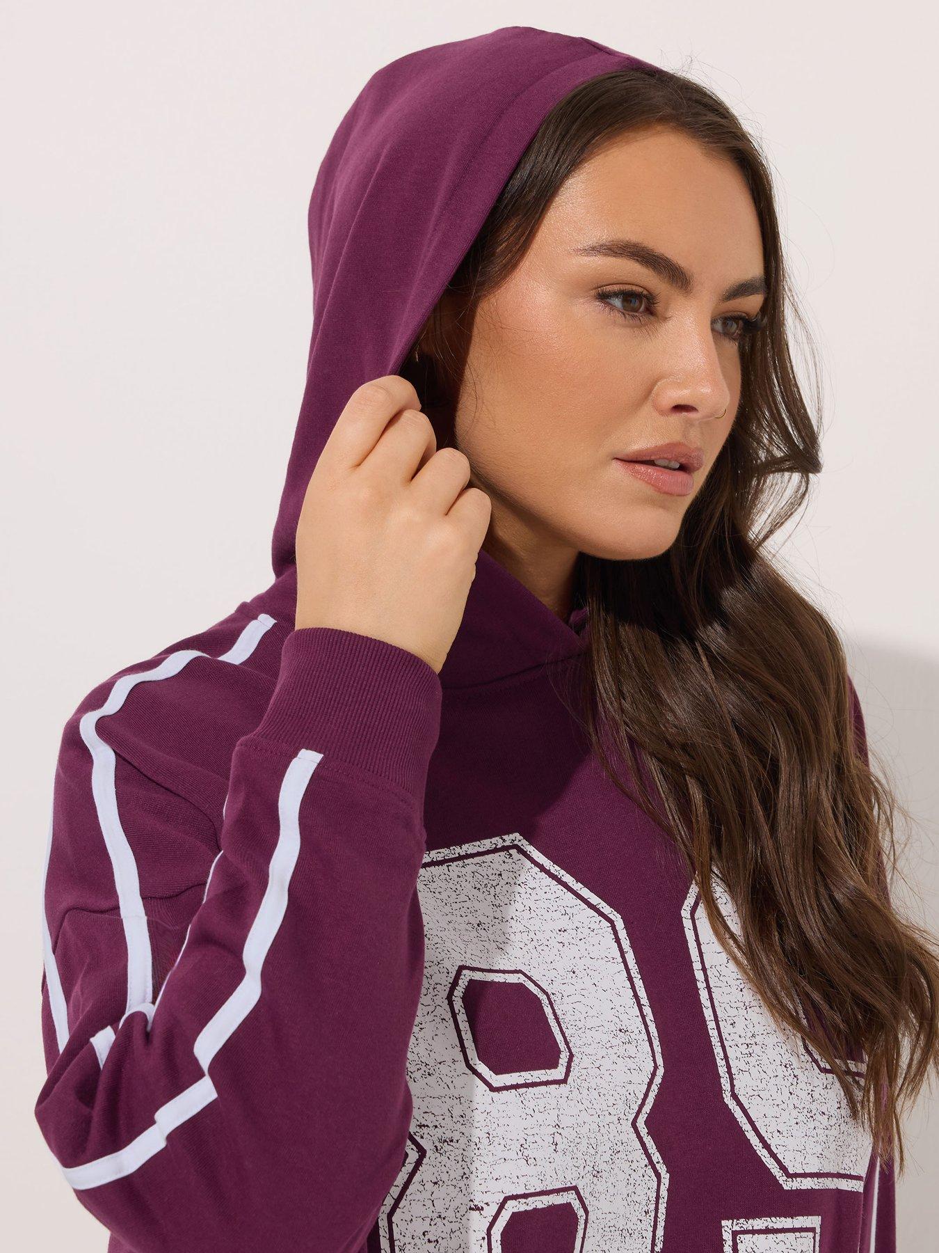 Image 4 of 4 of Yours Curve 89 Hoodie - Red