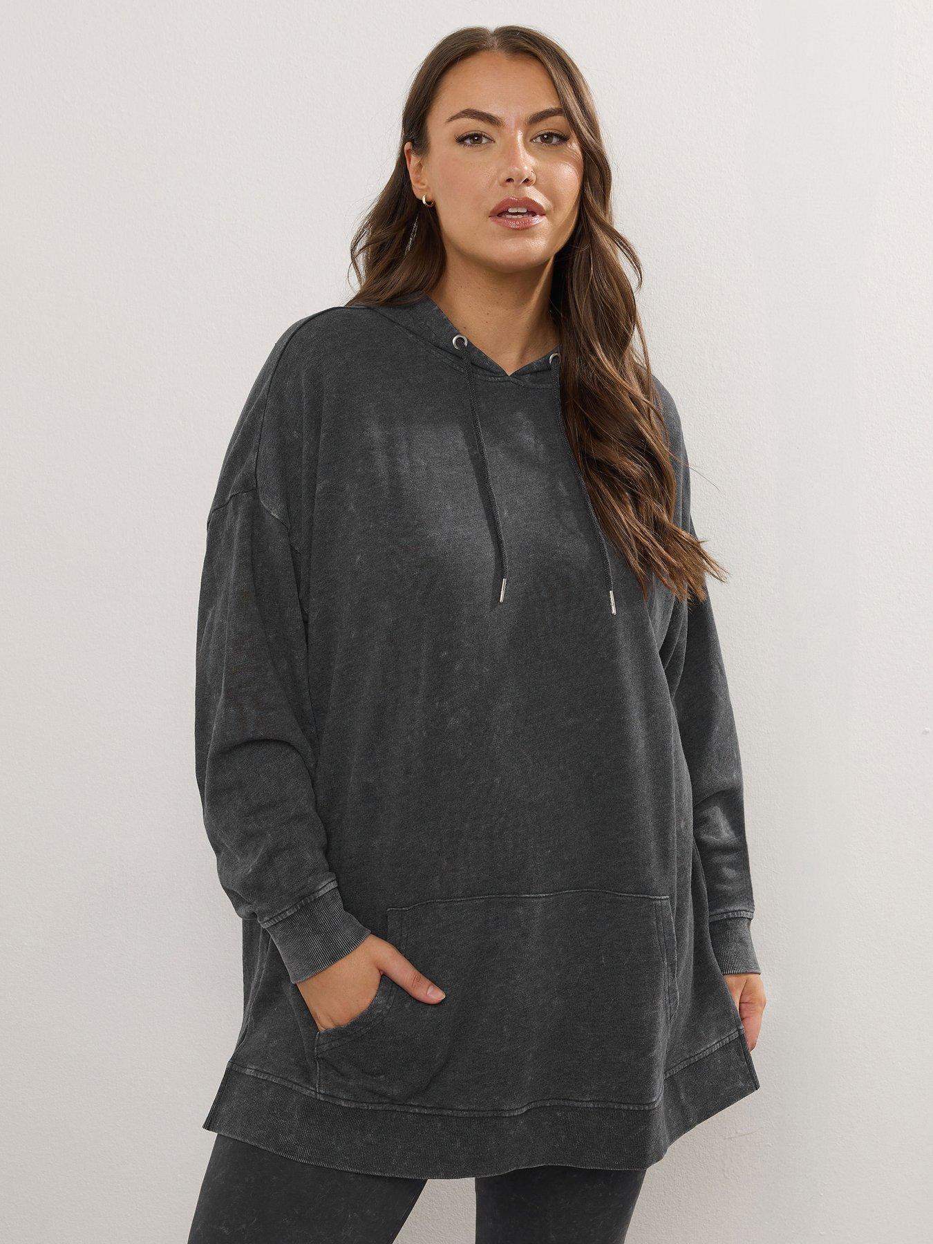 yours-curve-acid-wash-hoodie-black