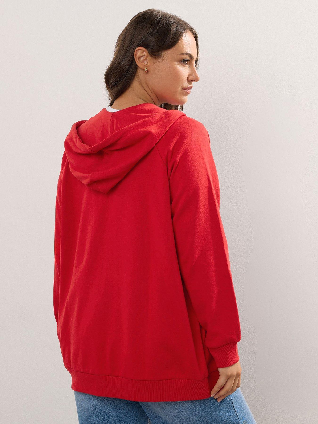 yours-curve-zip-thru-hoodie-redstillFront