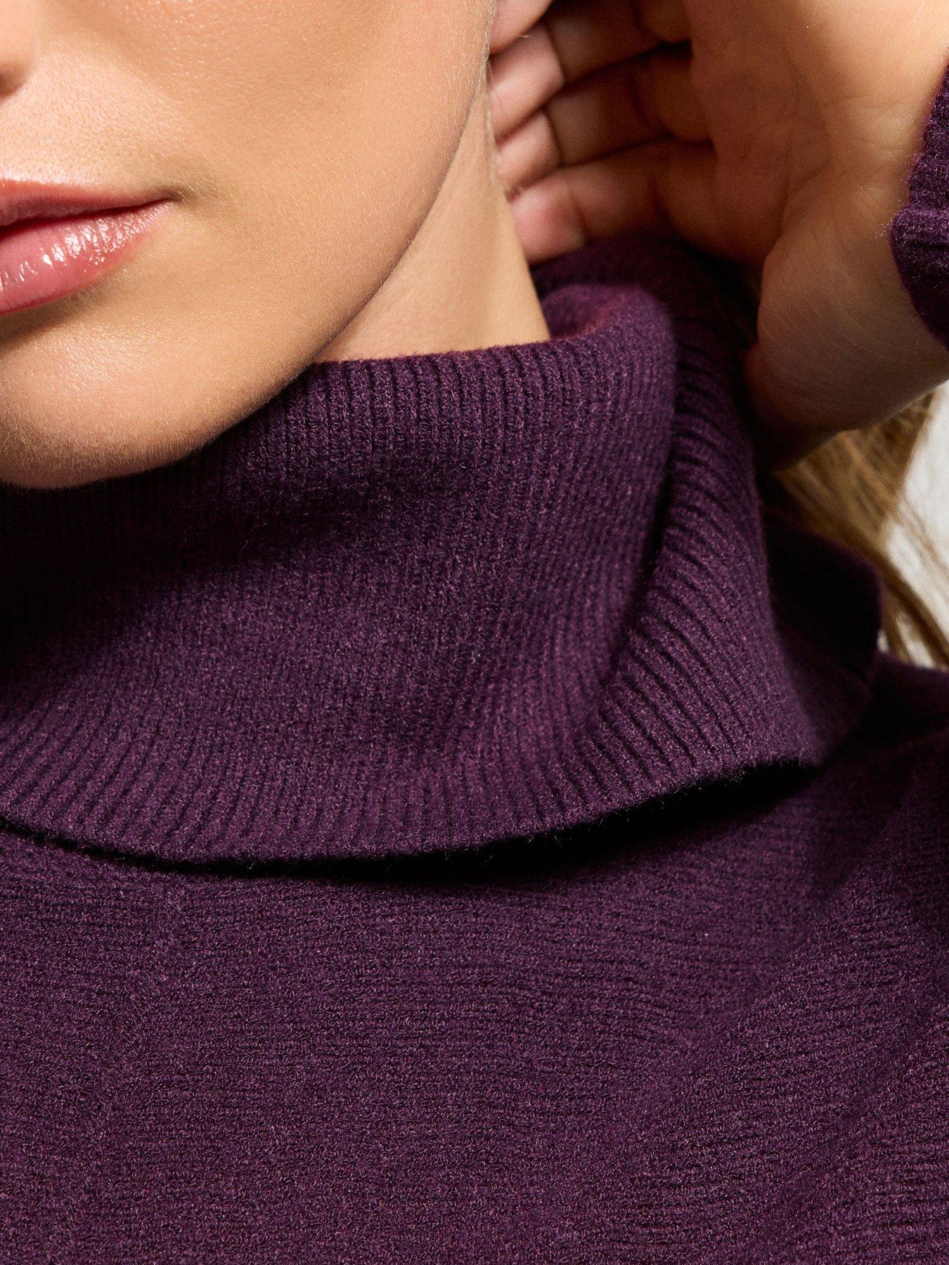 long-tall-sally-roll-neck-batwing-jumper-purpleoutfit
