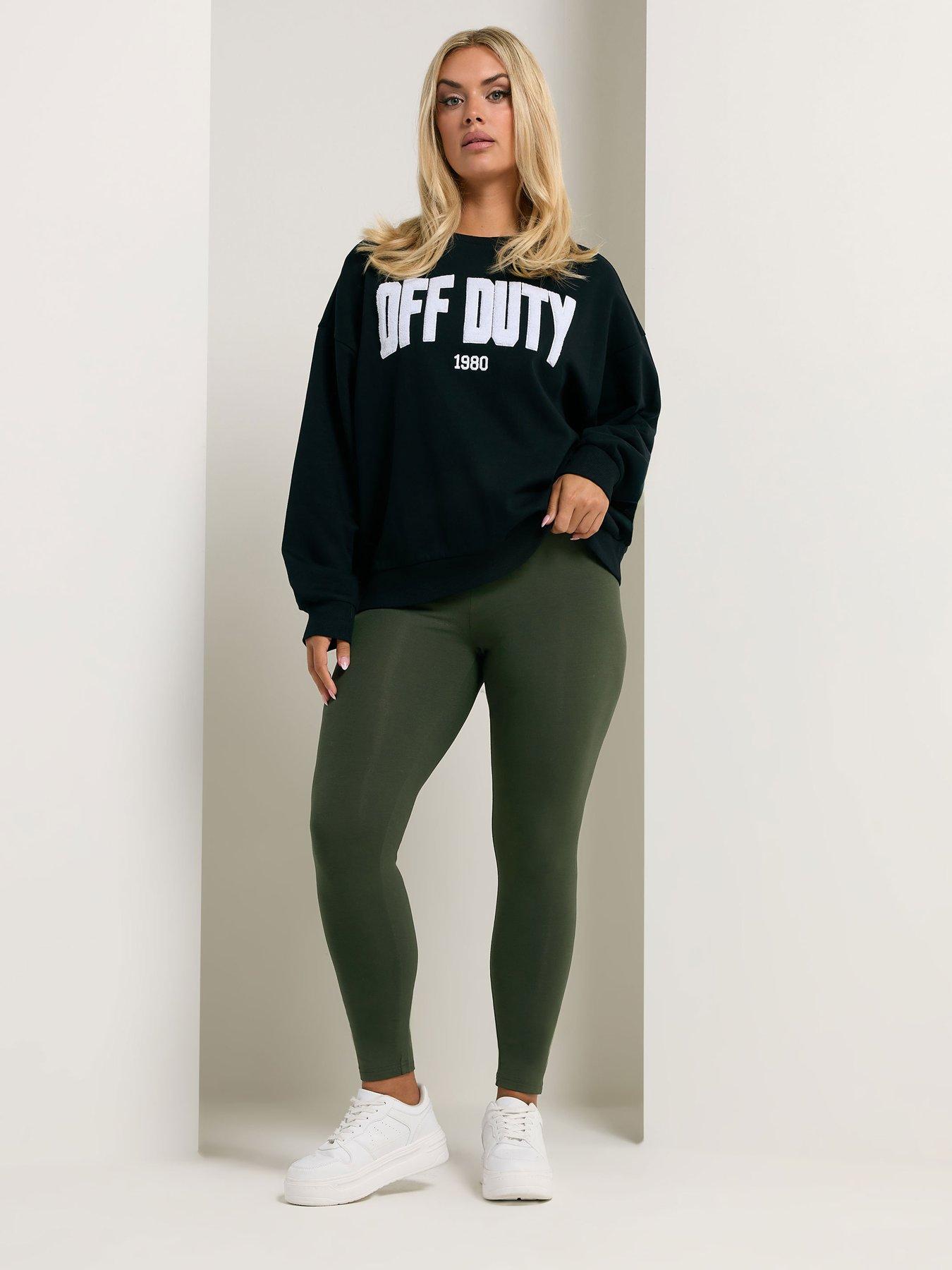 yours-curve-basic-leggings-greenback