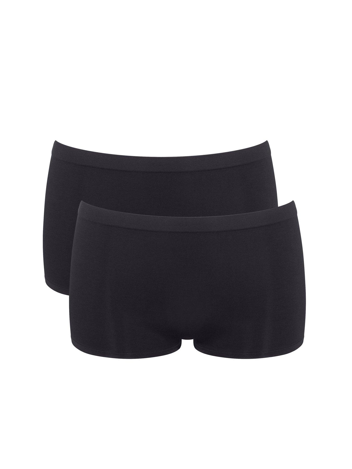 sloggi-go-sense-short-2pk-black