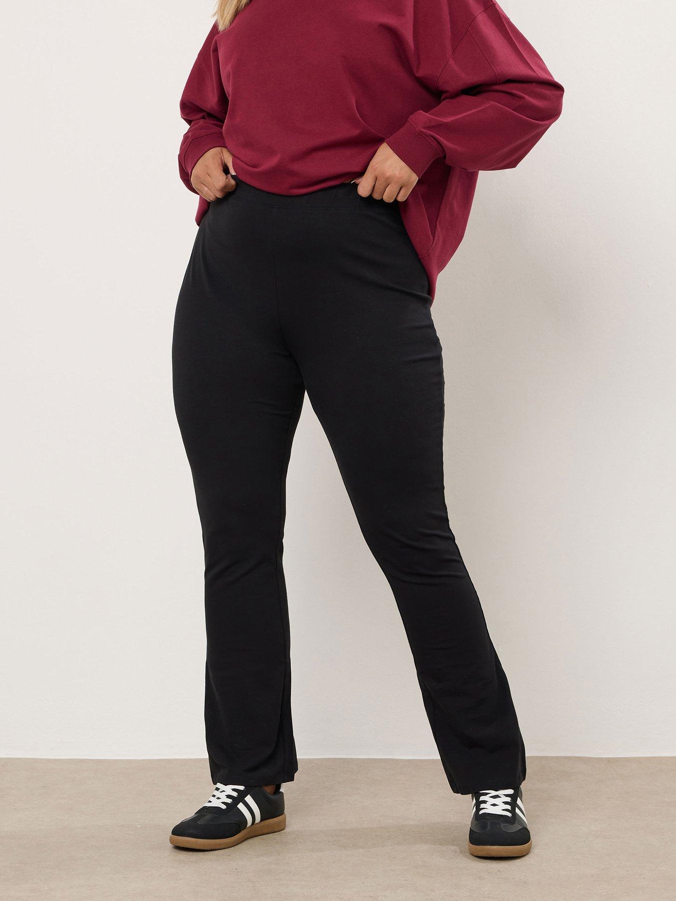 Yours Curve Flare Legging - Black