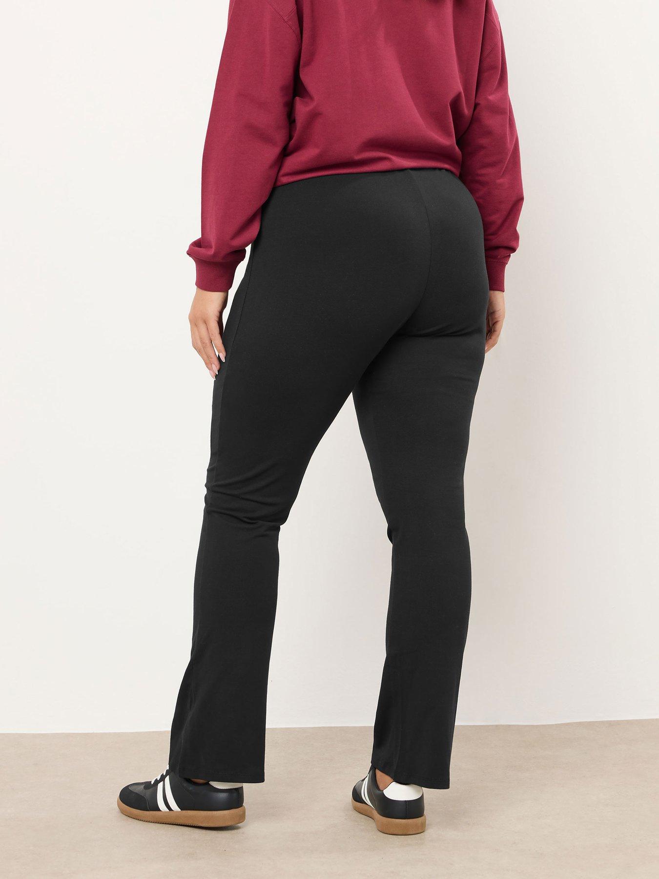 Image 2 of 5 of Yours Curve Flare Legging - Black
