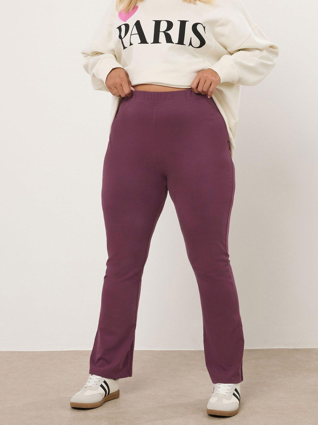yours-curve-flare-legging-red