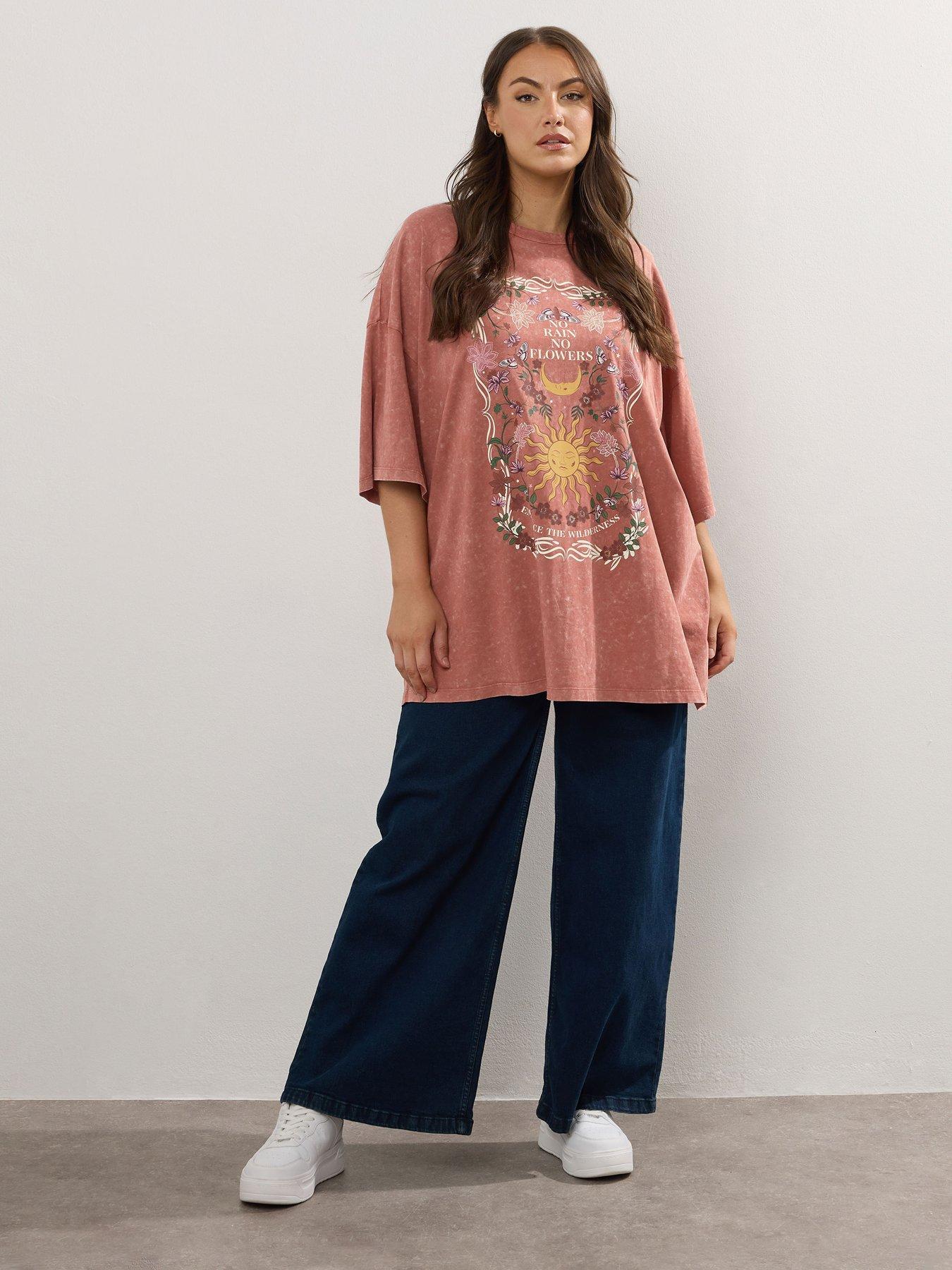 yours-curve-placement-boxy-t-shirt-brownback