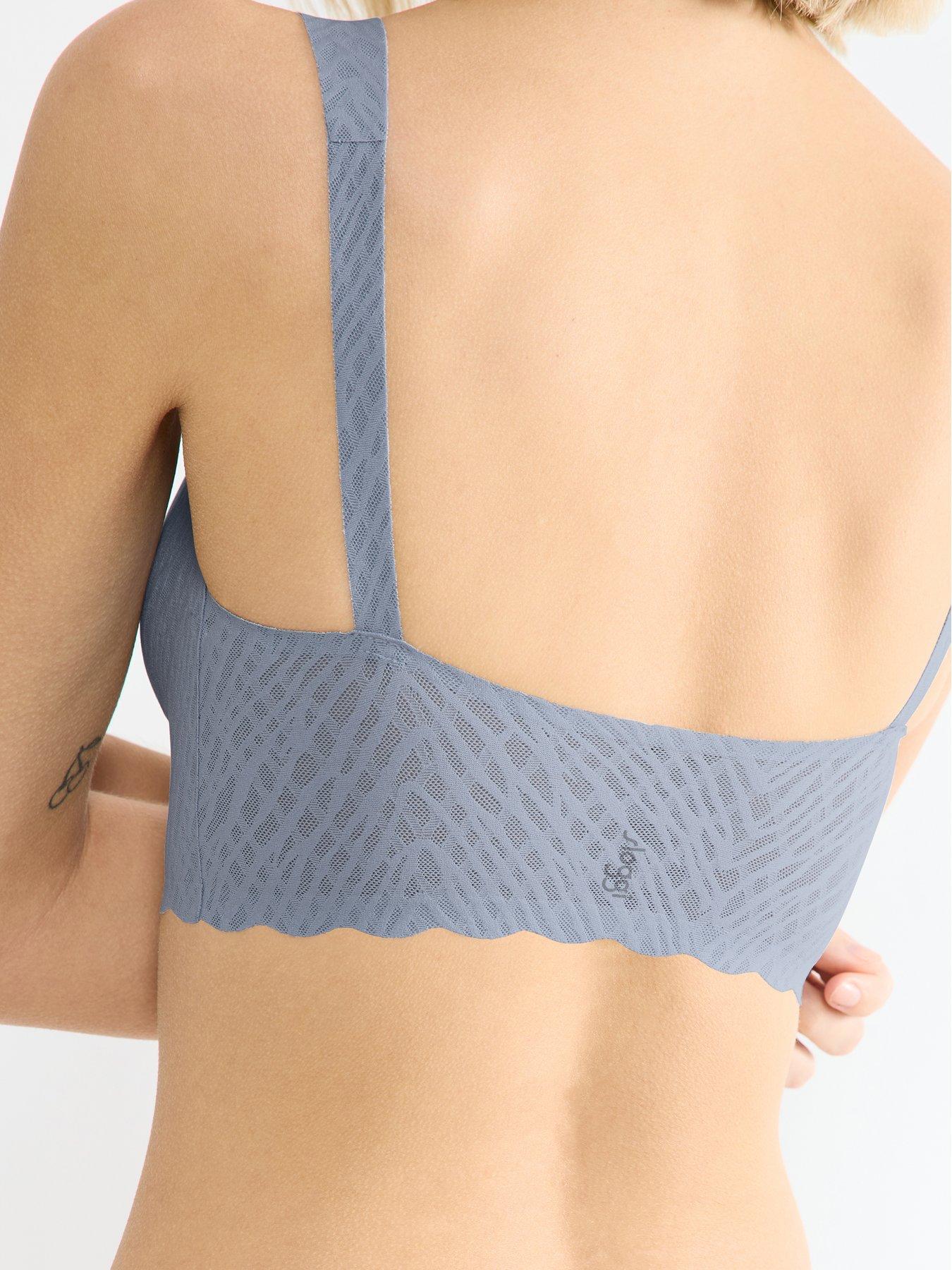 Image 4 of 5 of Sloggi Zero Feel Bliss Bralette - Blue