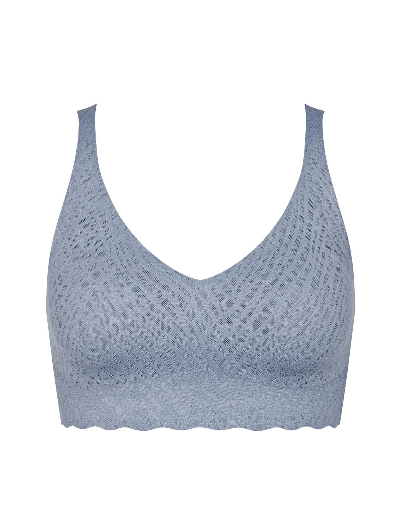 Image 5 of 5 of Sloggi Zero Feel Bliss Bralette - Blue