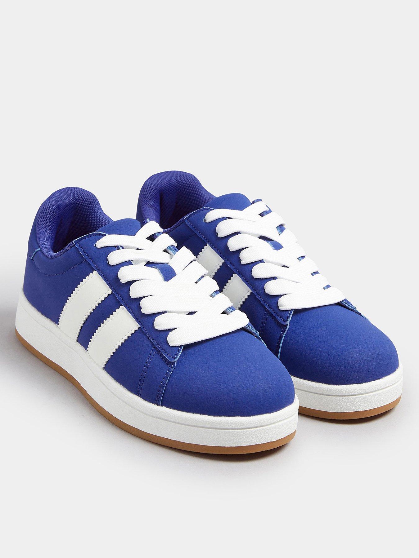 yours-wide-fit-padded-skate-trainer-blue