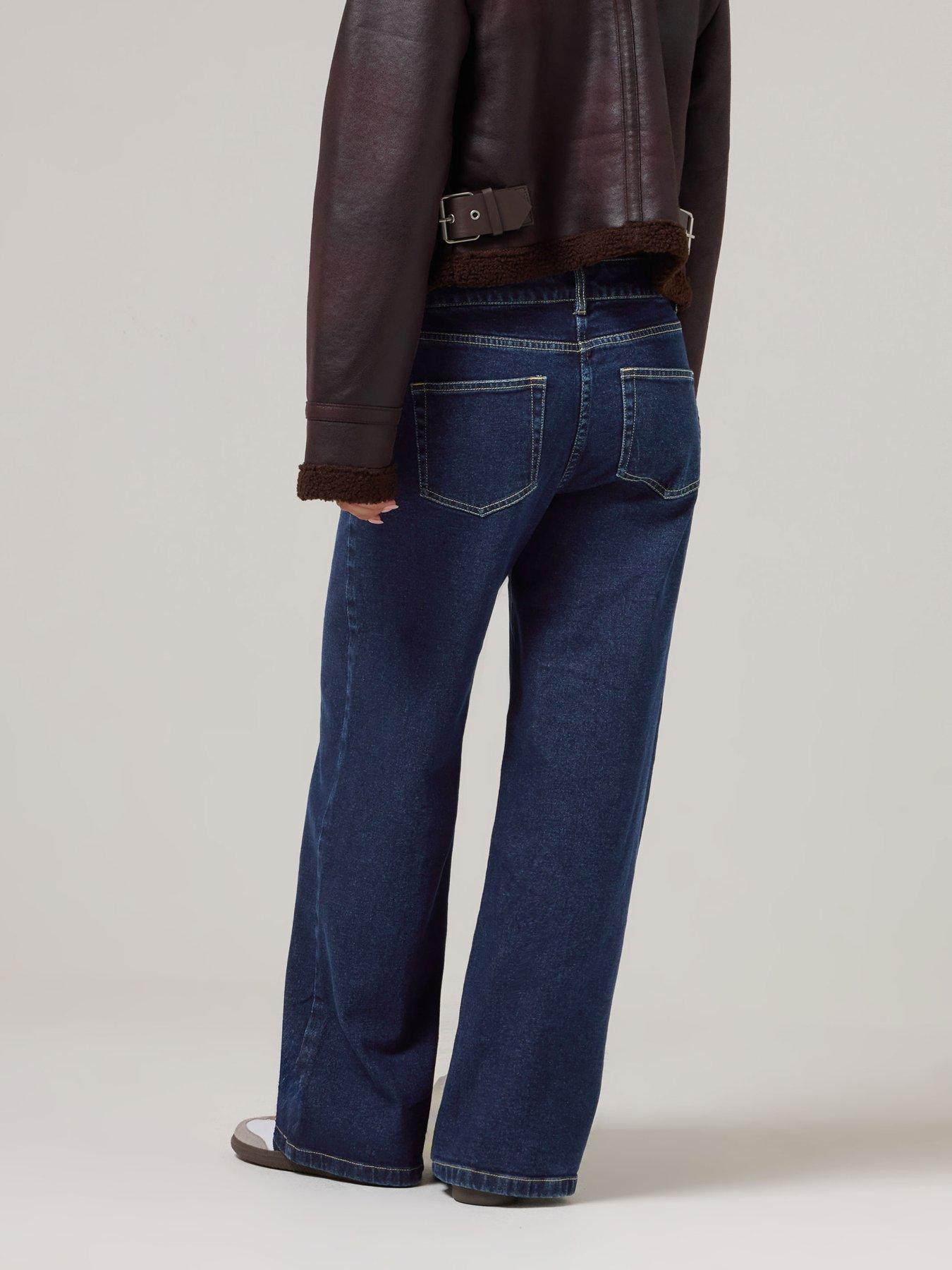 Image 2 of 4 of PixieGirl Petite Stretch Wide Leg Jean - Blue