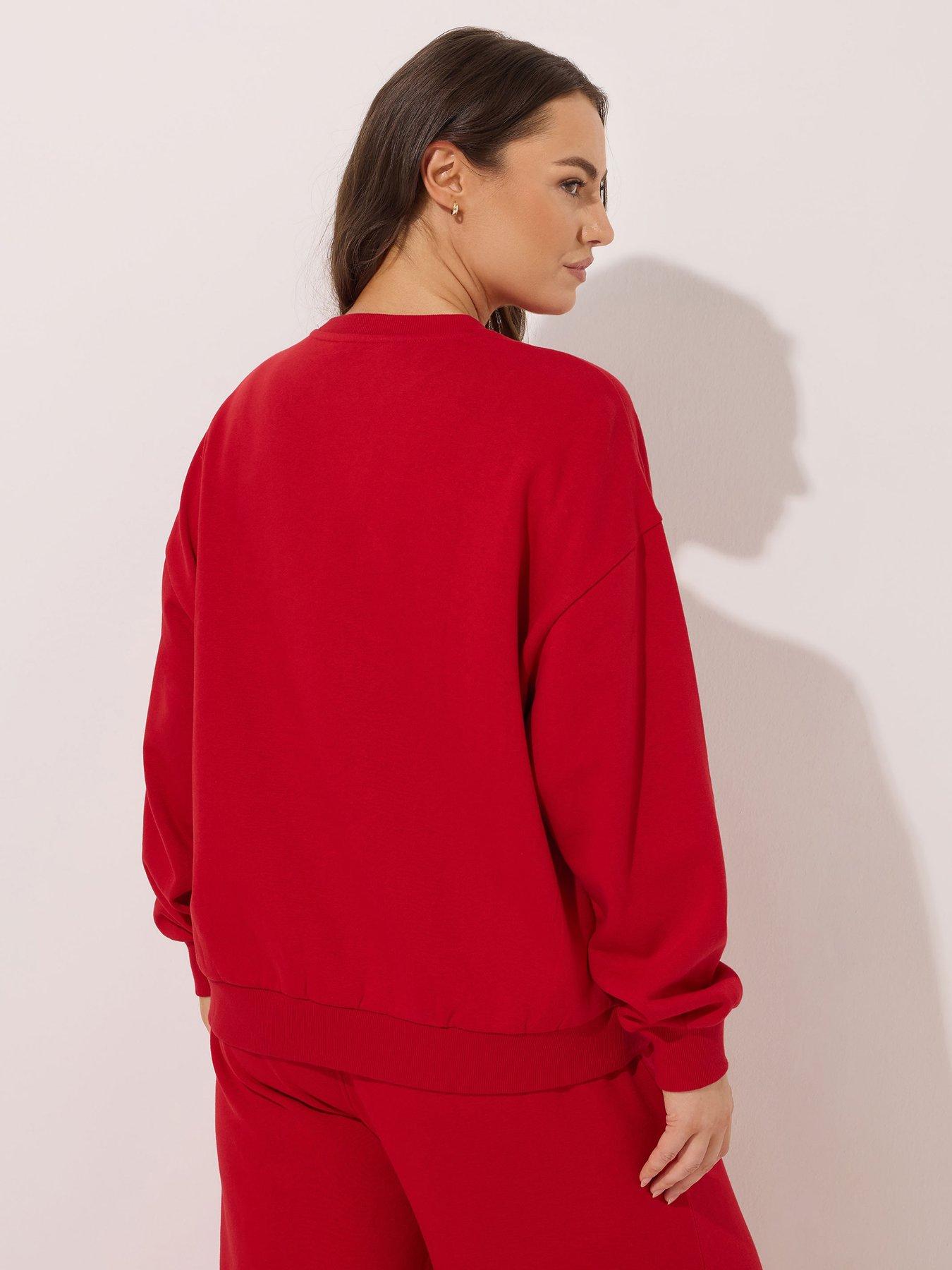 yours-curve-nyc-97-crew-neck-sweatshirt-redstillFront