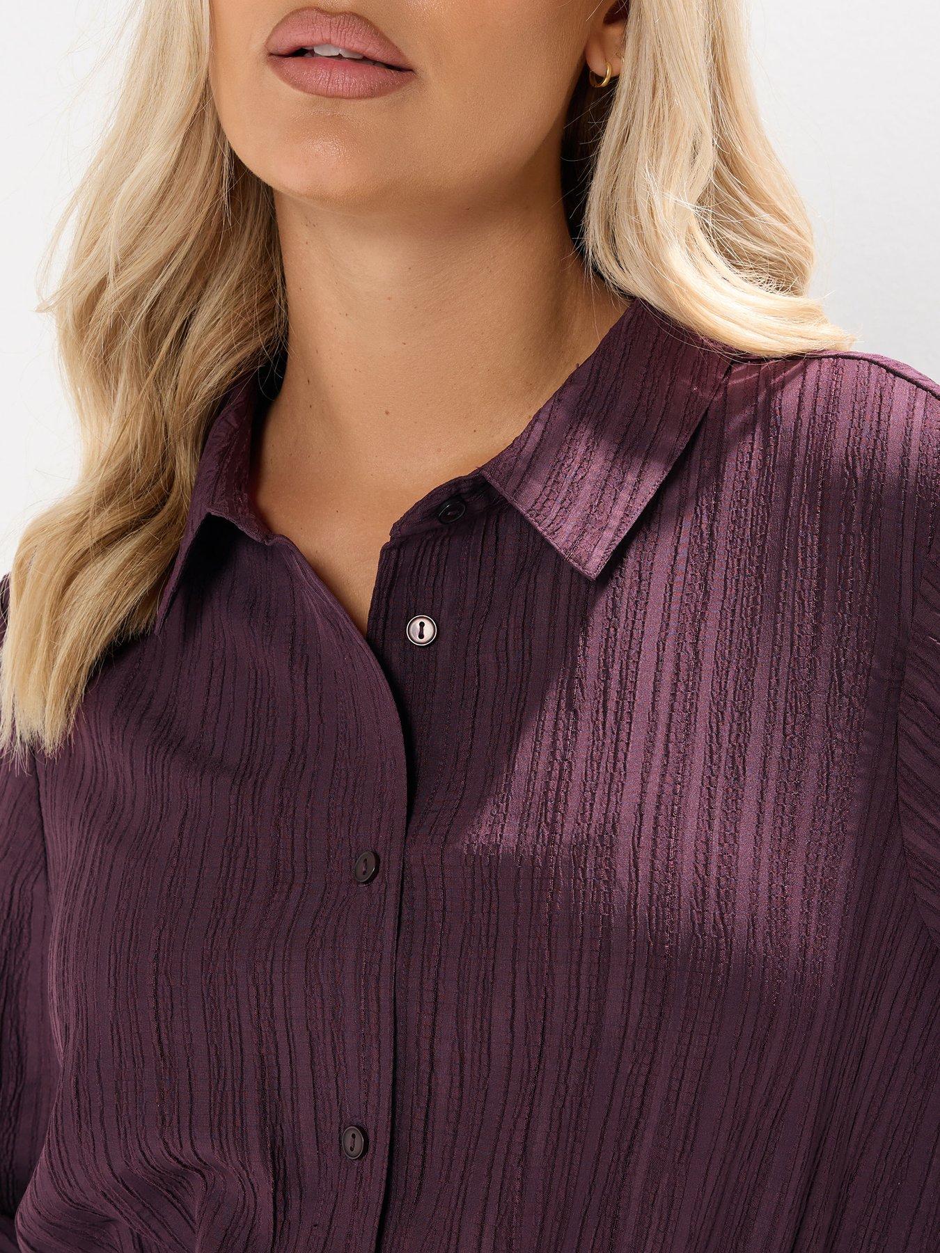 yours-curve-stripe-dobby-shirt-dress-redoutfit