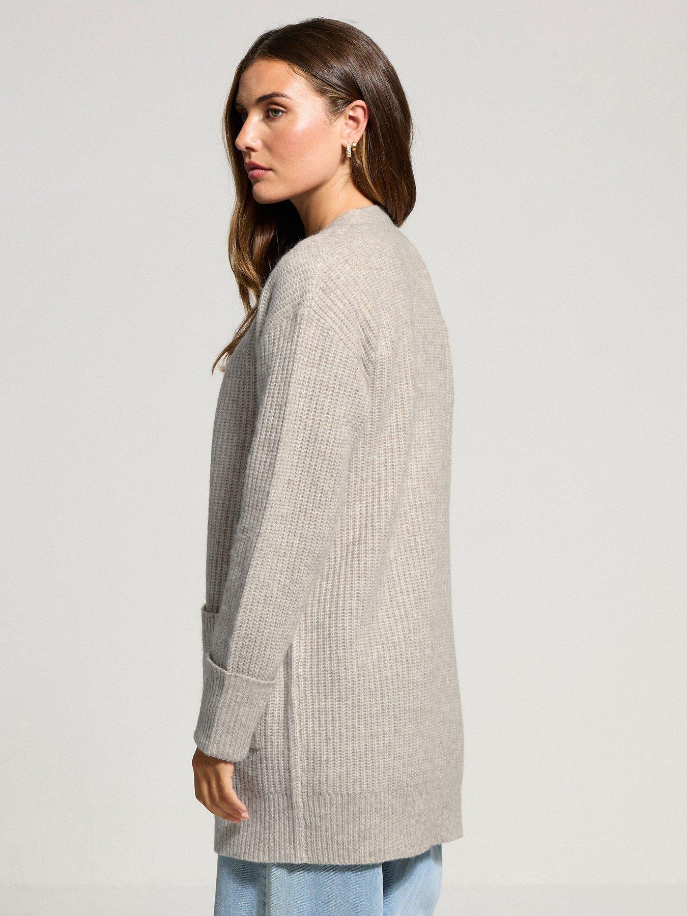 Image 2 of 4 of Long Tall Sally Stitch Cardigan - Ivory