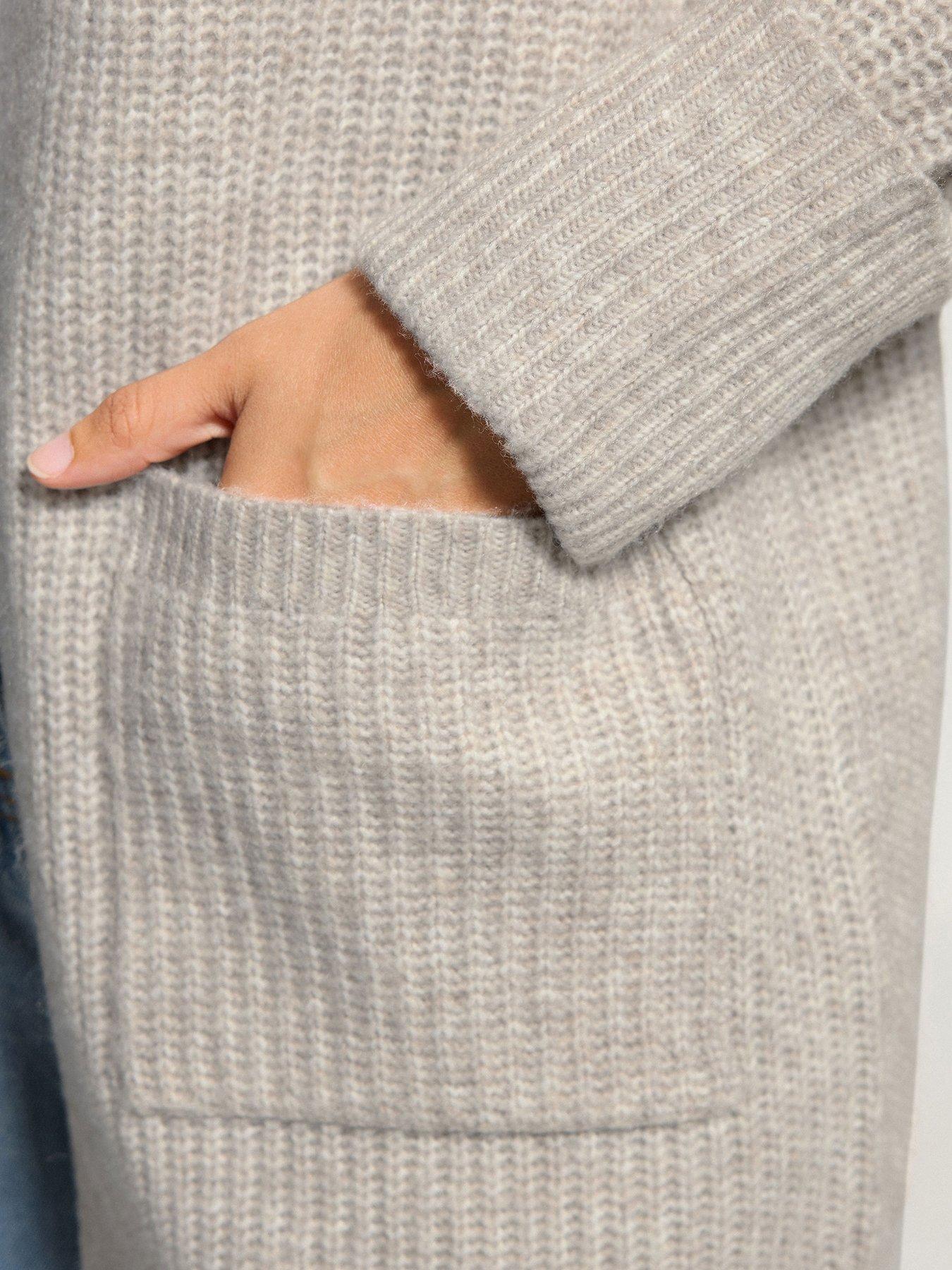 Image 4 of 4 of Long Tall Sally Stitch Cardigan - Ivory