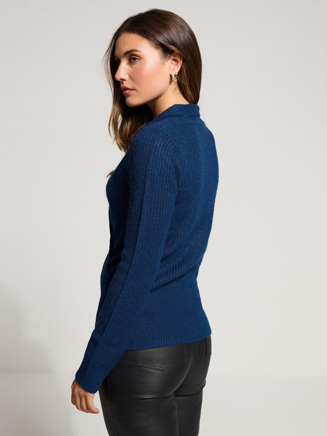 long-tall-sally-knit-wrap-jumper-greenstillFront