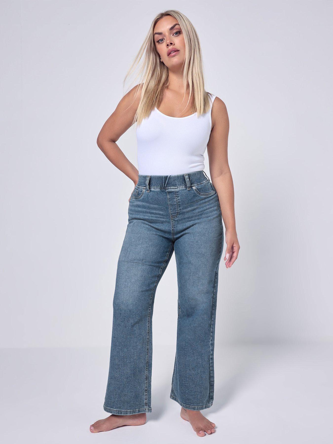 yours-curve-wide-leg-jegging-bluefront