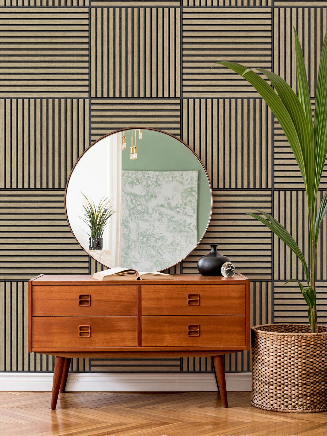 wallpops-acoustic-slat-wood-tile-natural-60x60cm-wall-panelstillFront