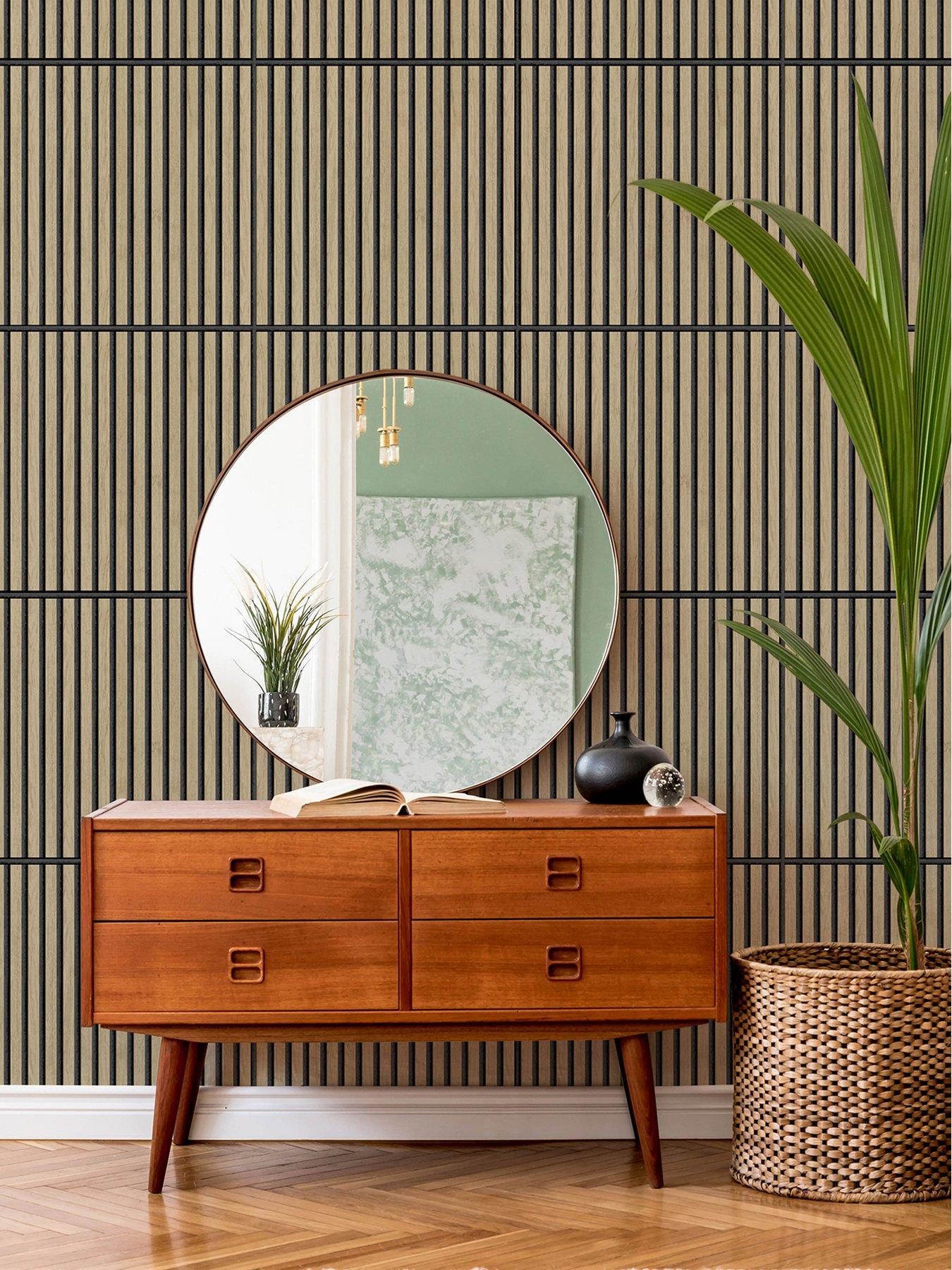 wallpops-acoustic-slat-wood-tile-natural-60x60cm-wall-panelback