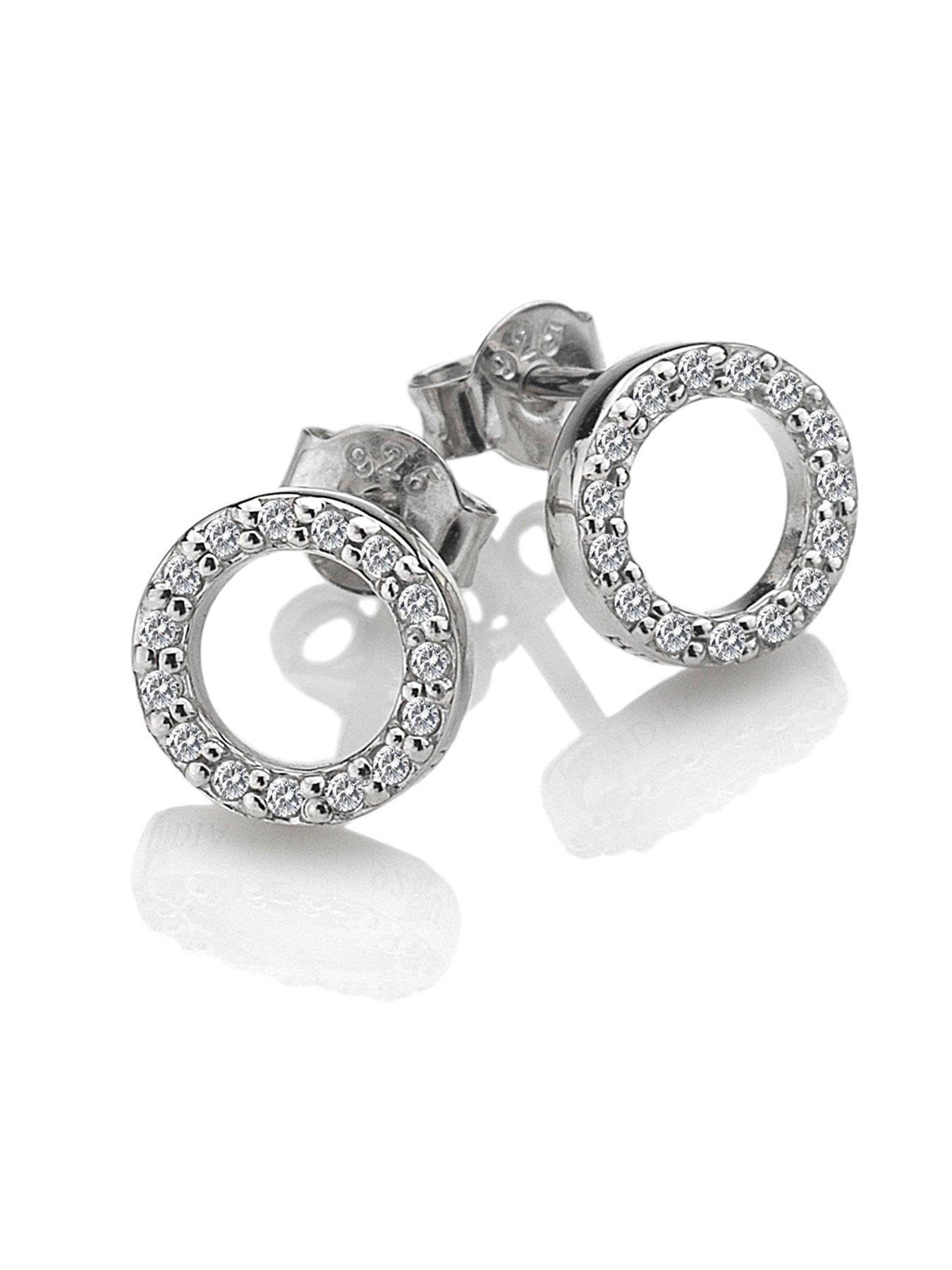 Image 3 of 3 of Hot Diamonds Bliss Circle Earrings - Multi
