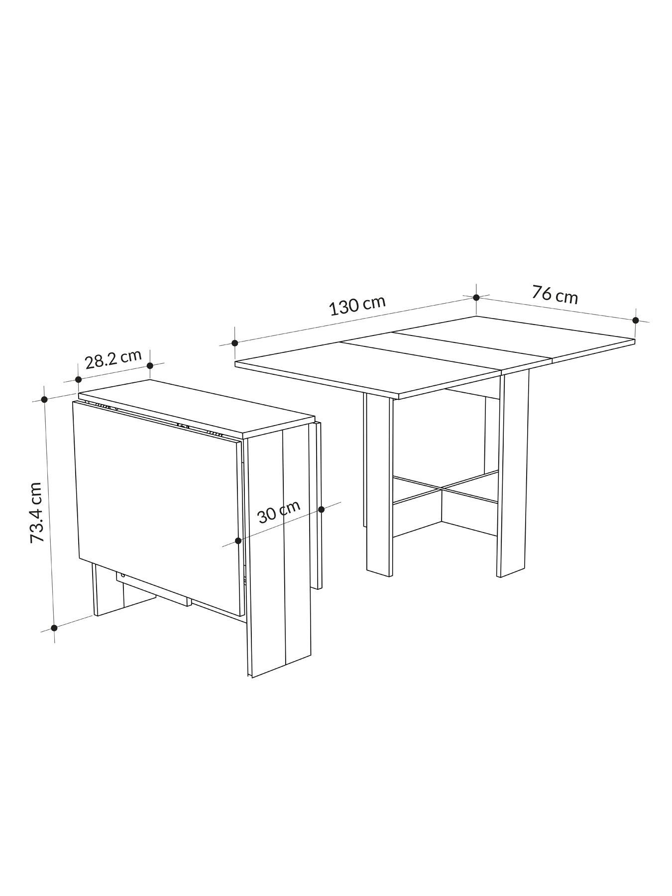 Image 6 of 7 of Decortie Artemio Dining Table - Anthracite