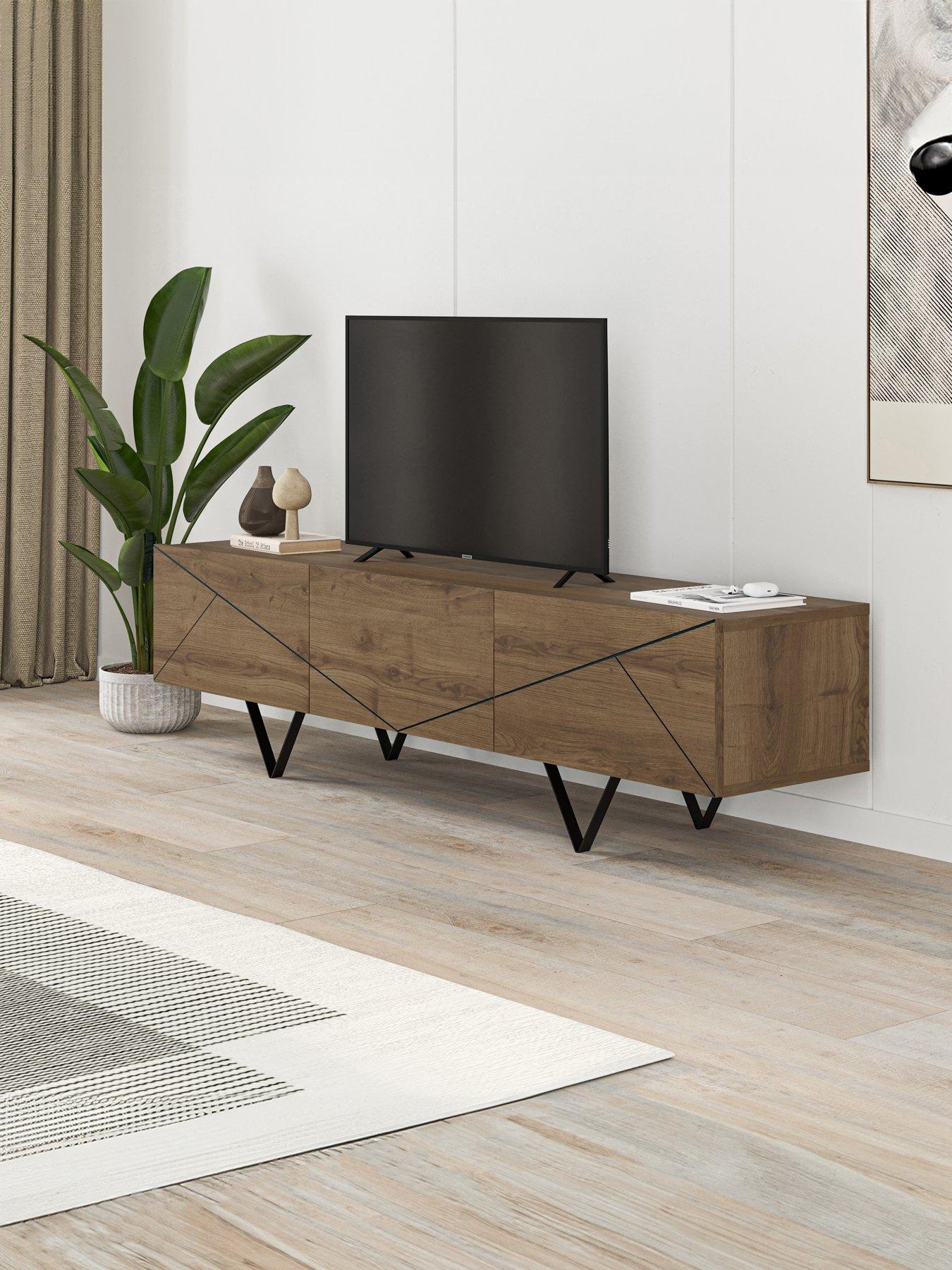 Decortie Jakomen Tv Cabinet - Dark Oak