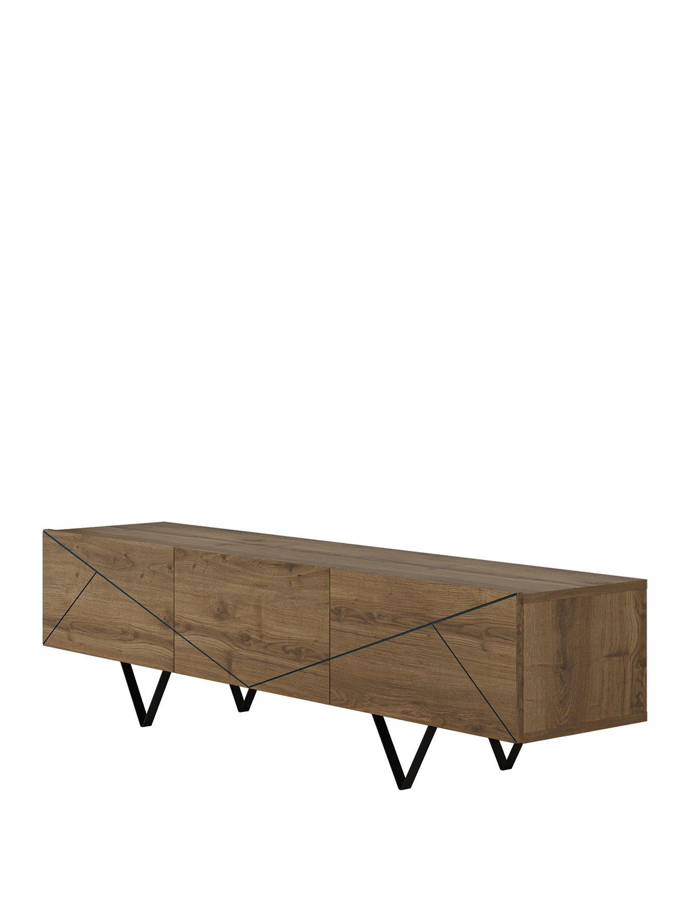 decortie-jakomen-tv-cabinet-dark-oakstillFront