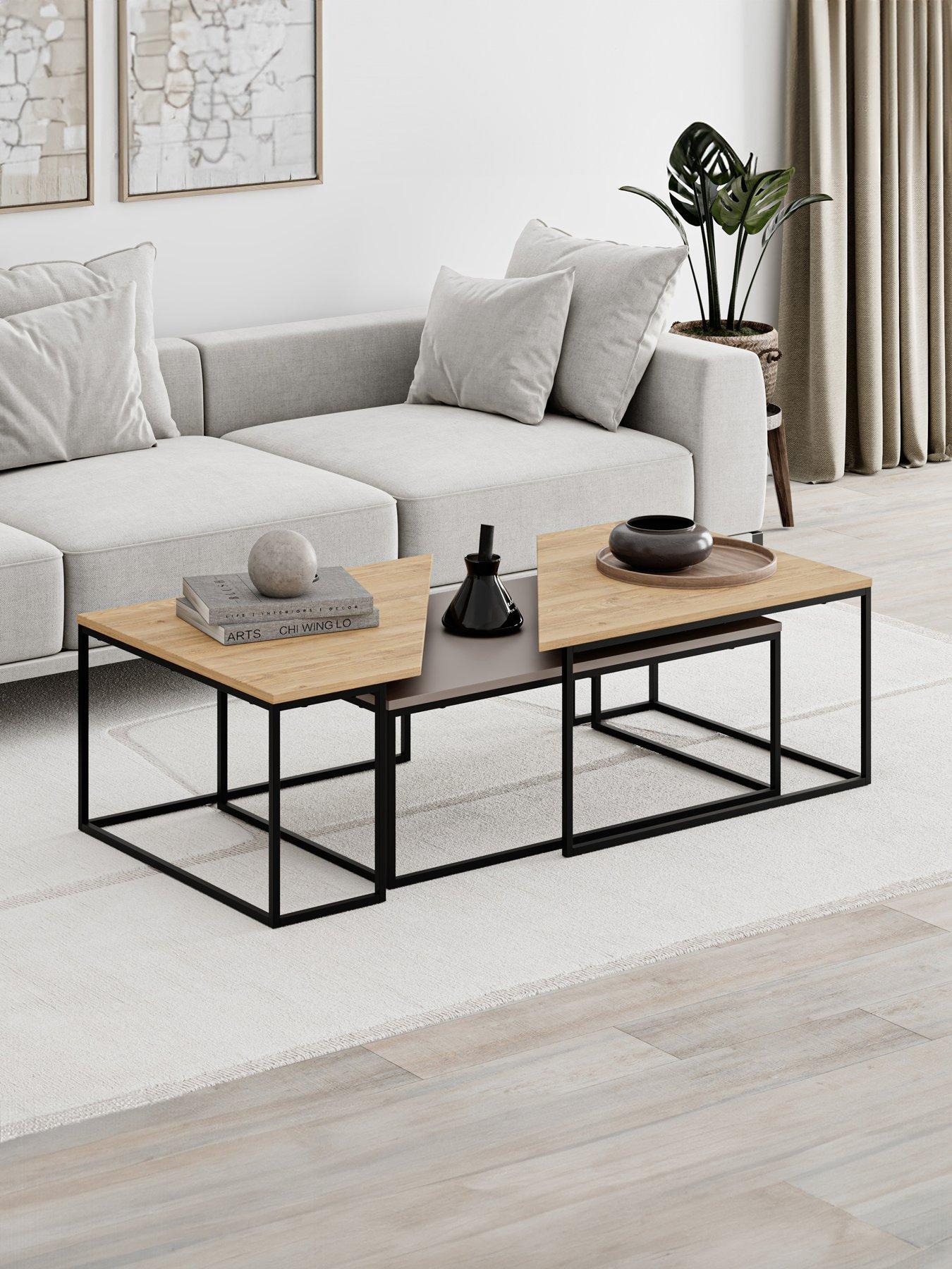 Decortie Ohlady Coffee Table - Mocha/oak