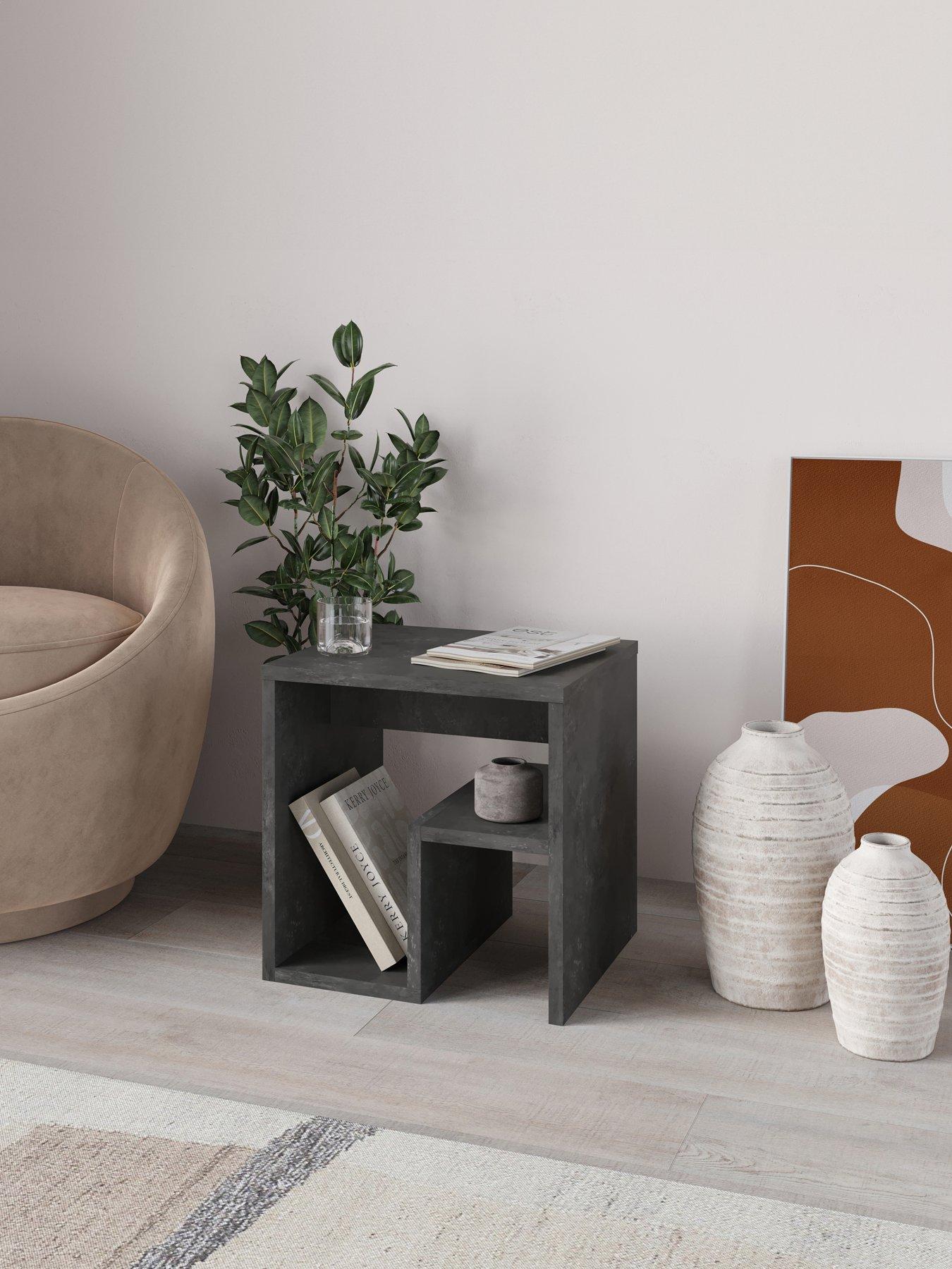 Decortie Bon Side Table - Grey