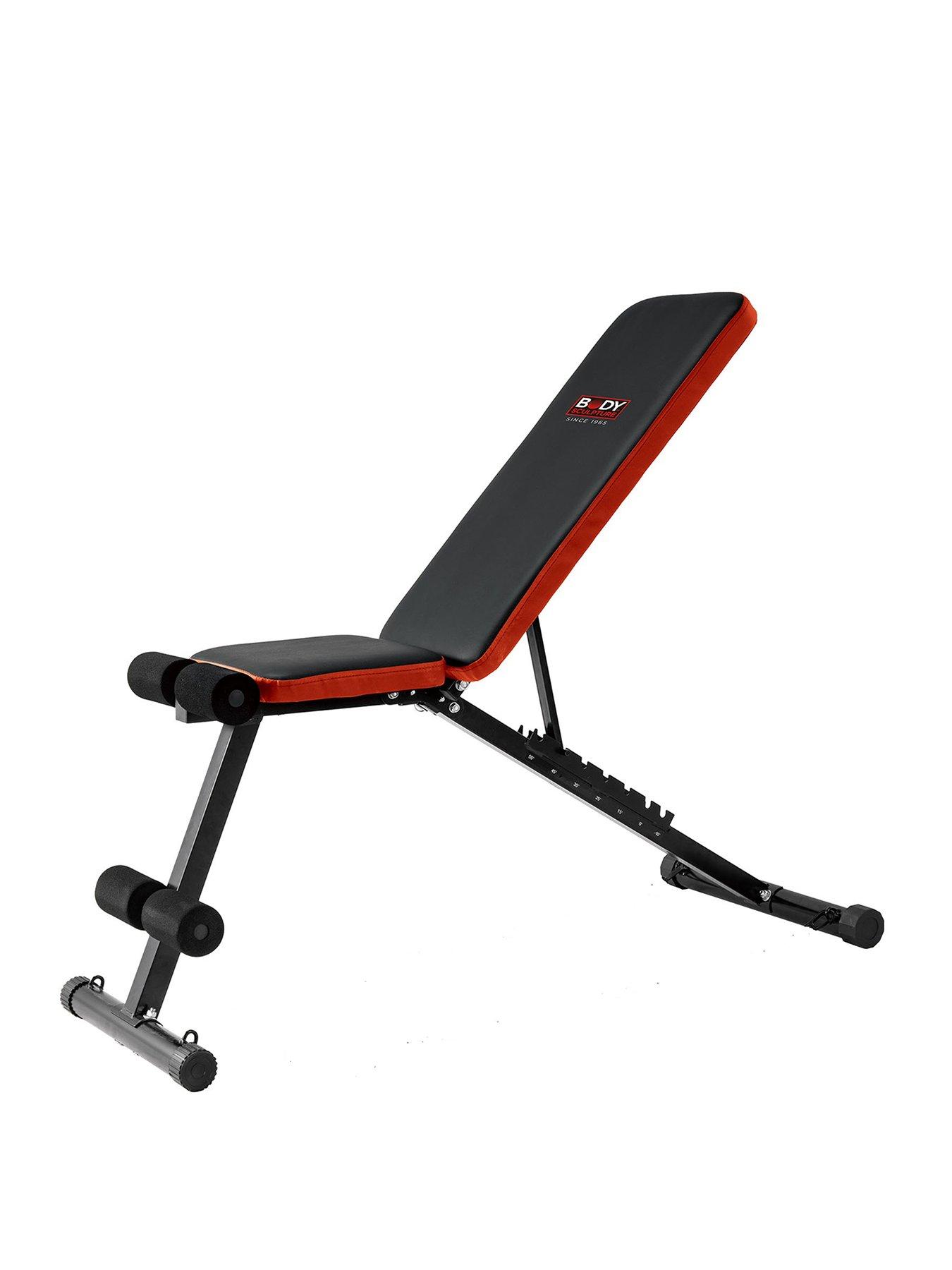 Image 1 of 2 of Body Sculpture Body Sculpture Foldable Adjustable Incline Bench with bungee cords