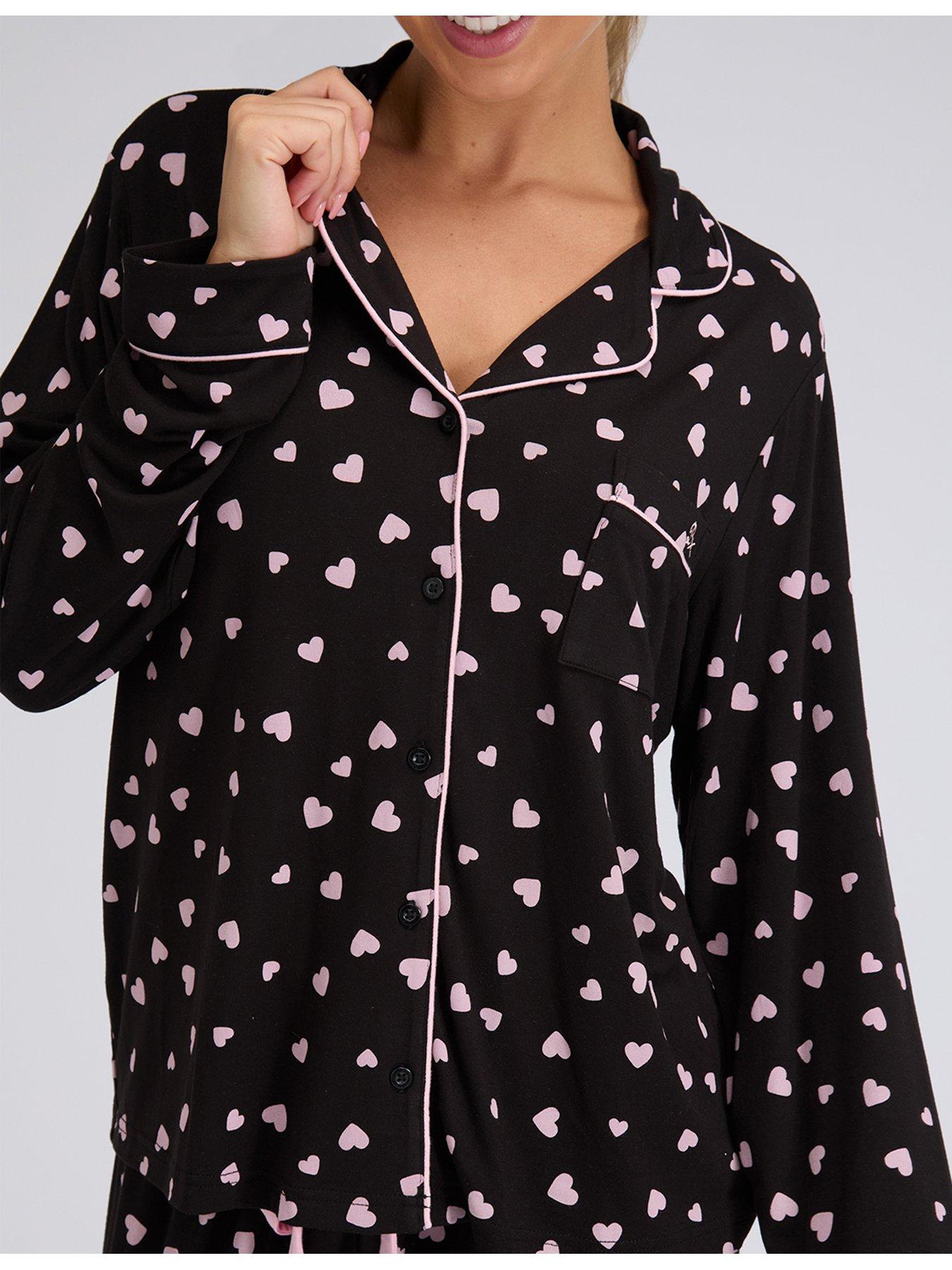boux-avenue-heart-modal-pyjama-set-blackdetail