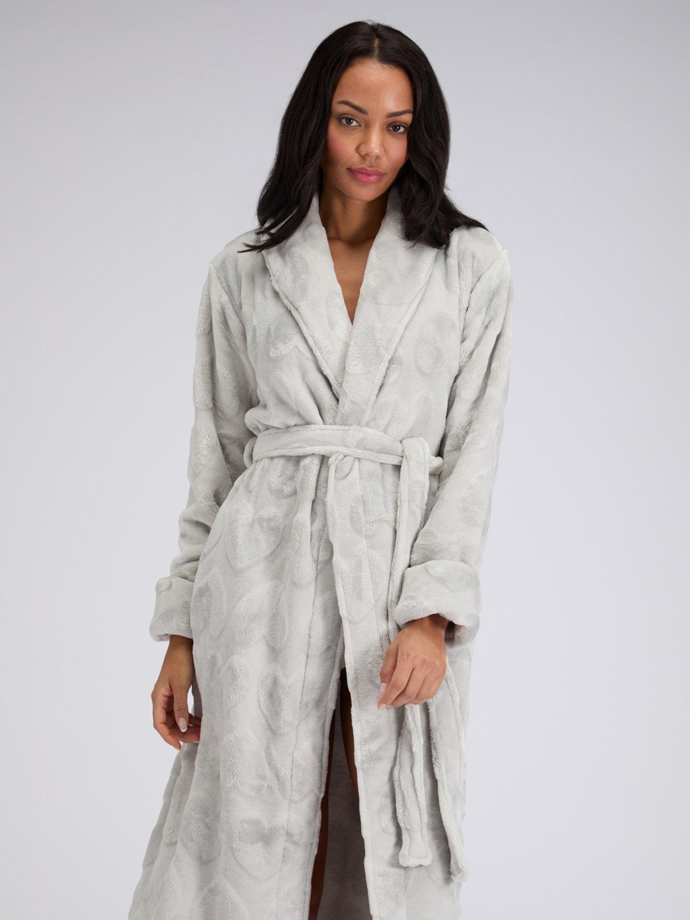 boux-avenue-heart-long-dressing-gown-grey