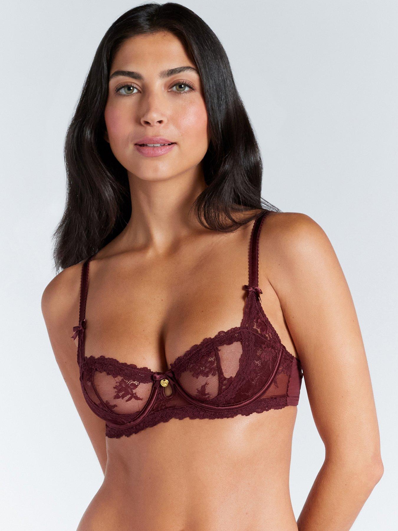 Boux Avenue Boux Avenue Carissa Balconette Bra - Oxblood