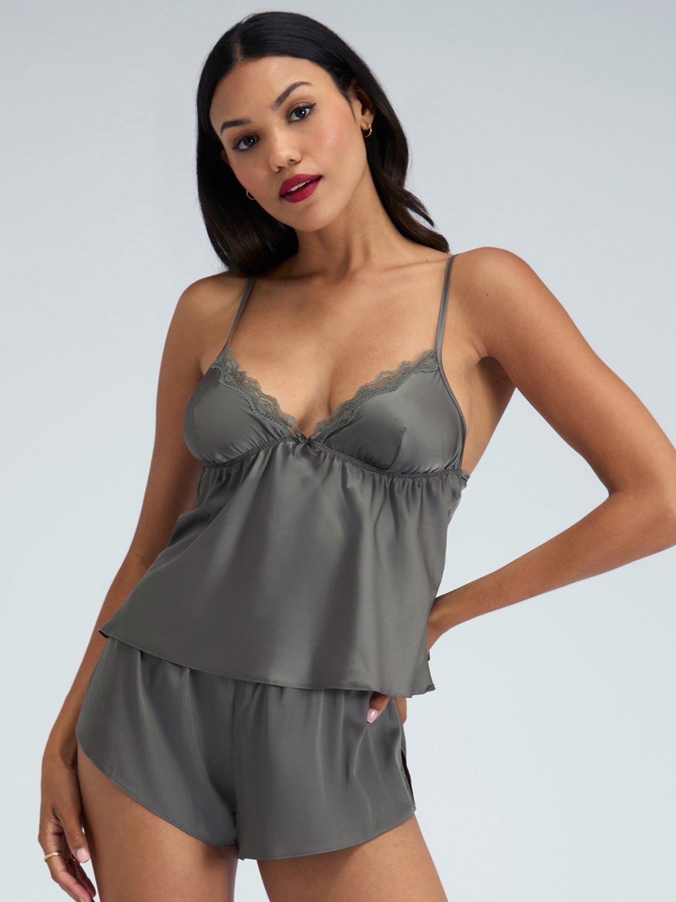 Image 1 of 5 of Boux Avenue Kaya Cami Set - Green
