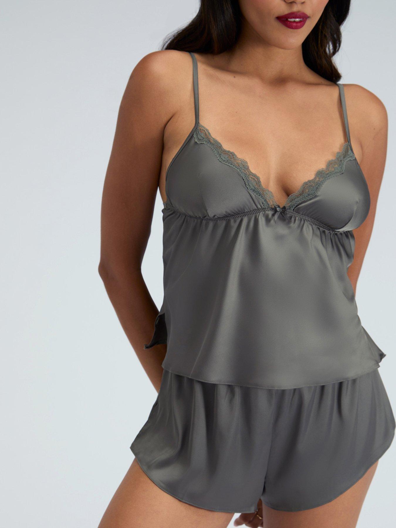 Image 4 of 5 of Boux Avenue Kaya Cami Set - Green