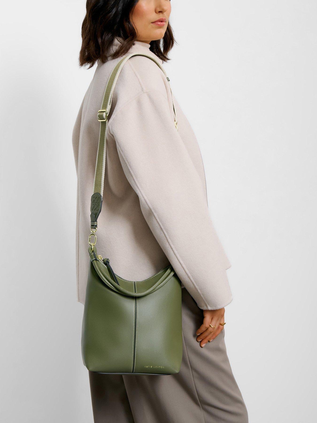 Image 1 of 4 of Katie Loxton Hallie Satchel Bag - Khaki