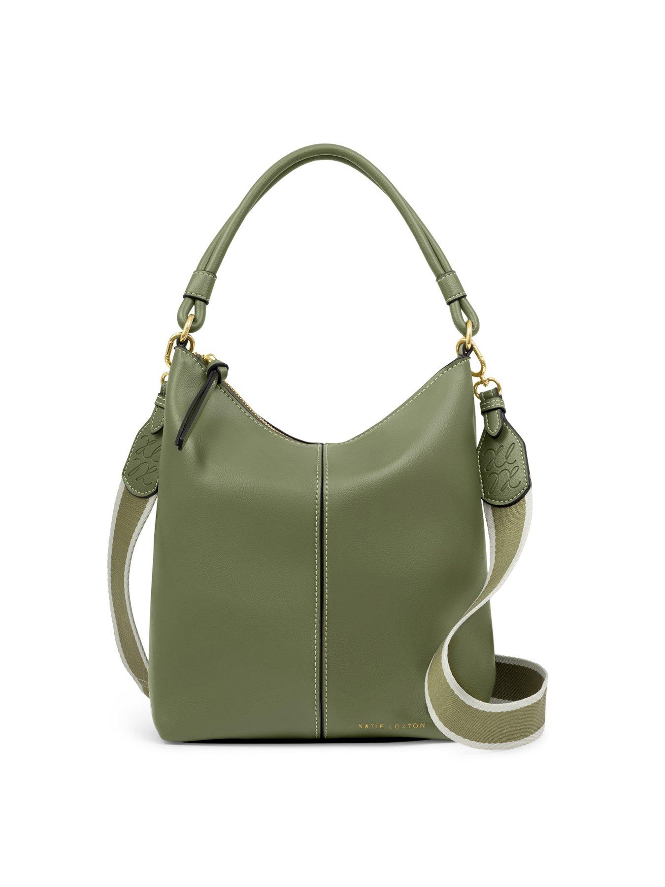 Image 2 of 4 of Katie Loxton Hallie Satchel Bag - Khaki