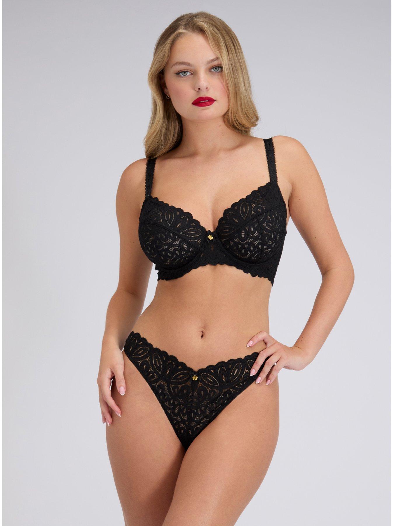 Boux Avenue Camel Plunge Bra - Black