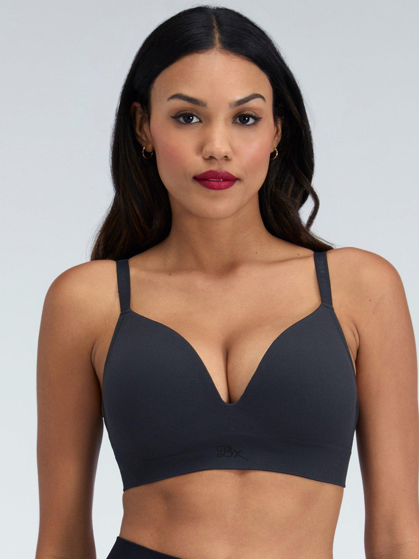 boux-avenue-push-up-seamfree-bralette-black