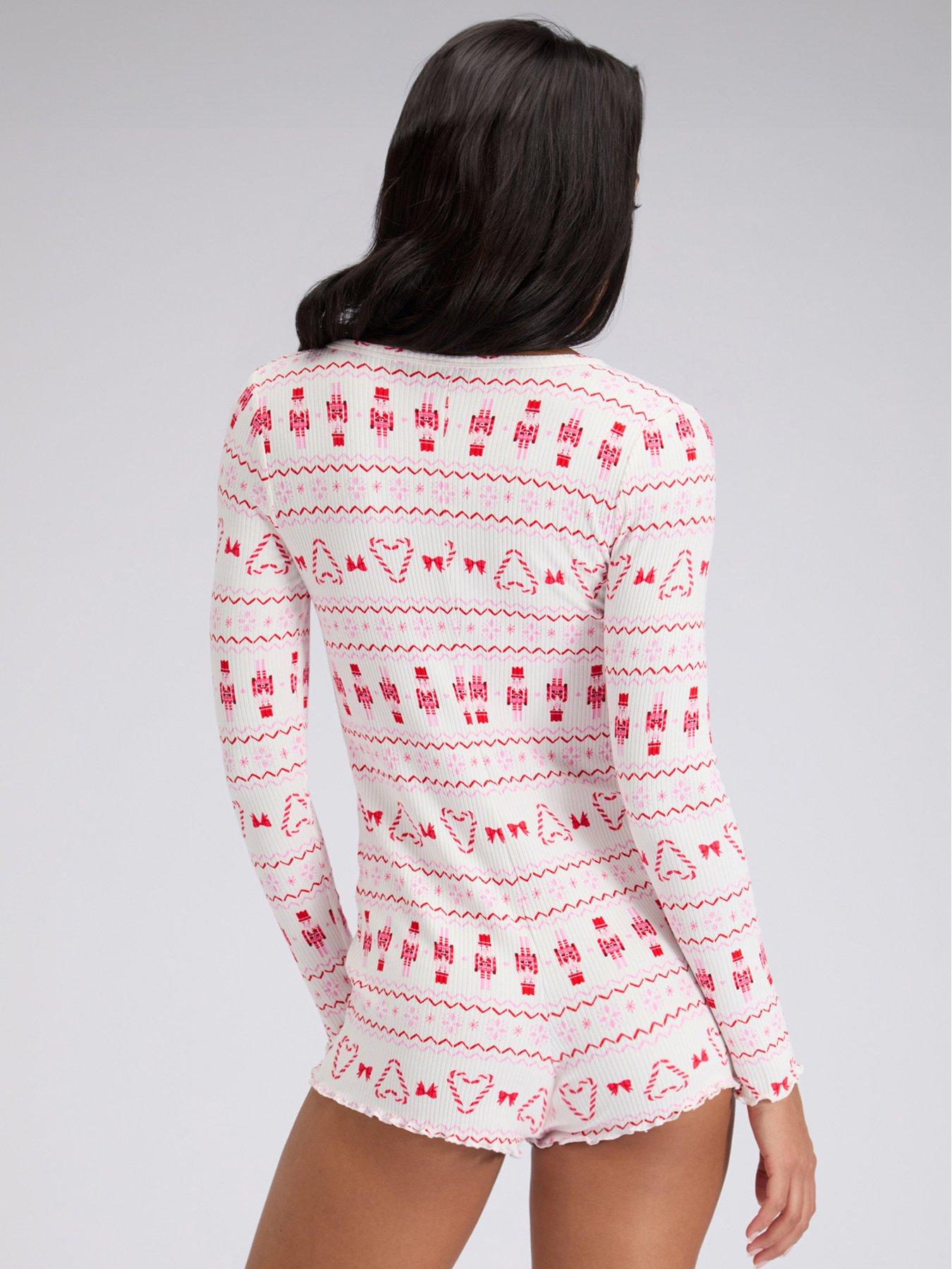 boux-avenue-nutcracker-rib-playsuit-whitestillFront