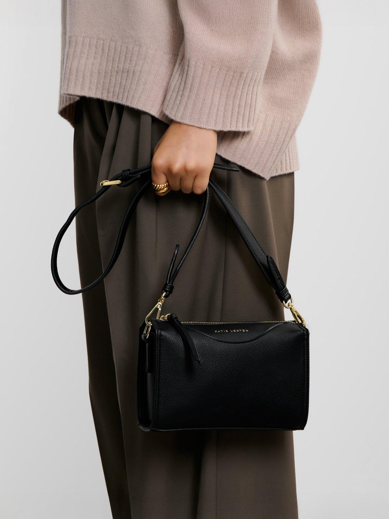 Image 1 of 5 of Katie Loxton Alba Crossbody Bag - Black