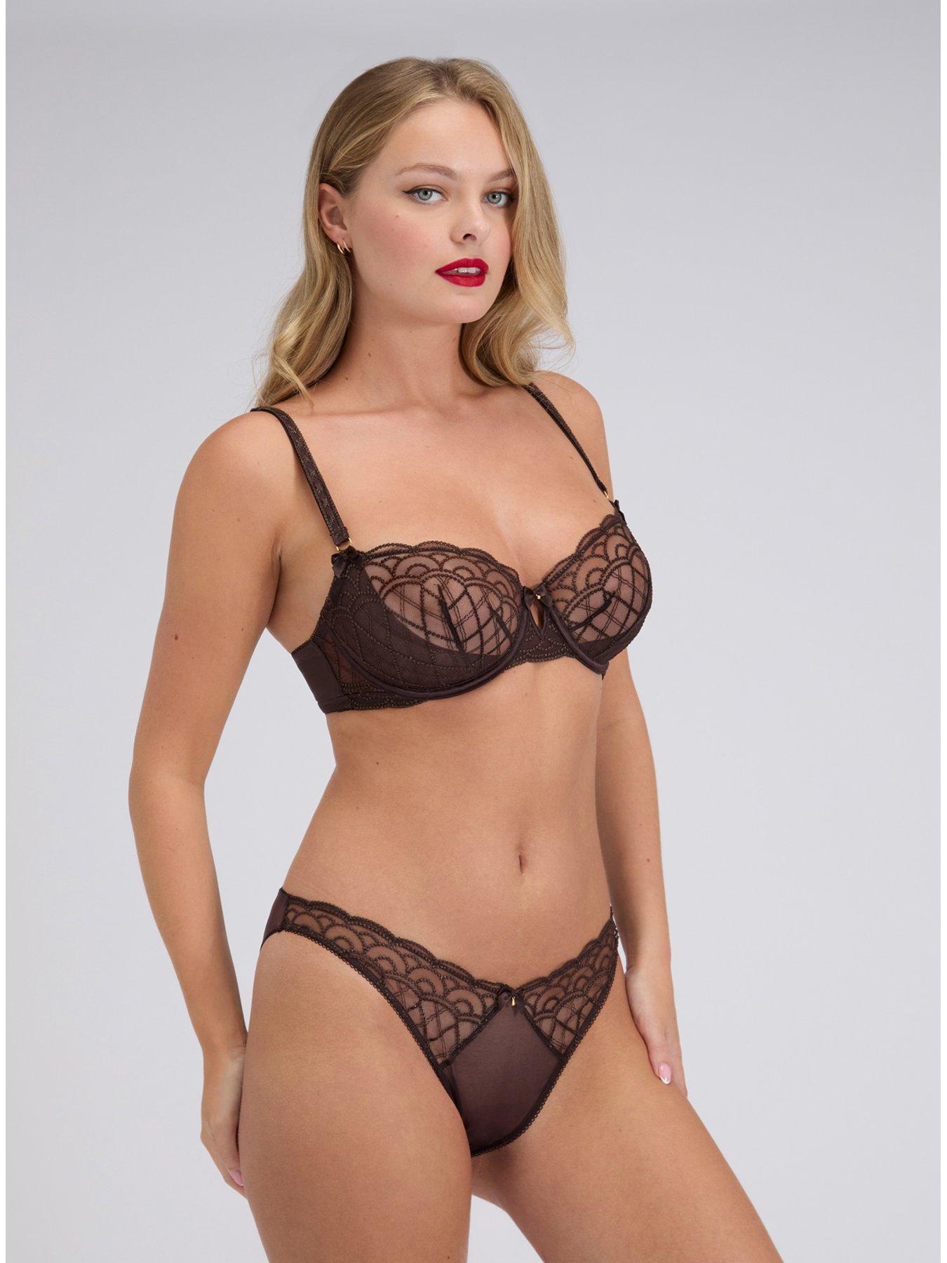 Boux Avenue Sienna Balconette Bra - Brown