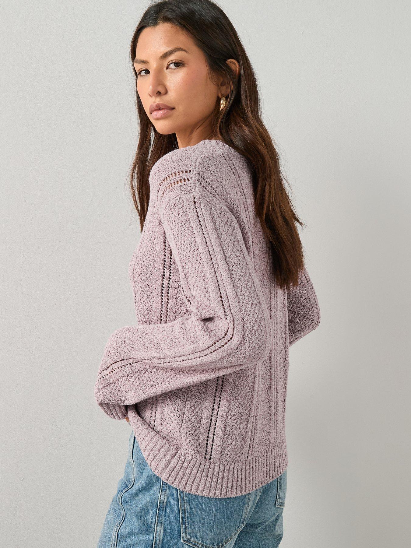 the-very-collection-v-neck-textured-knitted-jumper-lilacstillFront