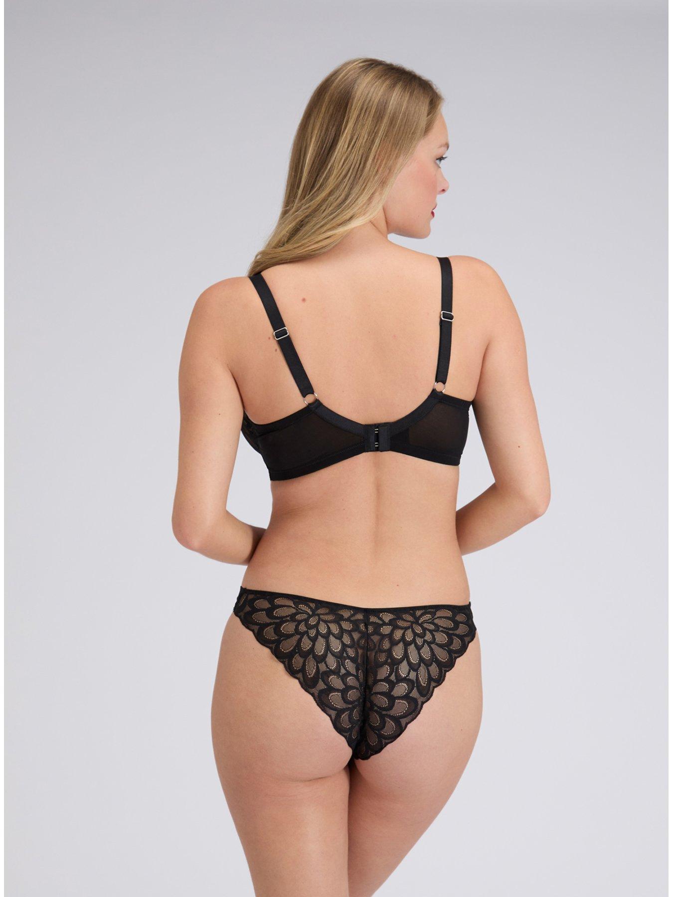 Image 2 of 5 of Boux Avenue Eden Balconette Bra - Black