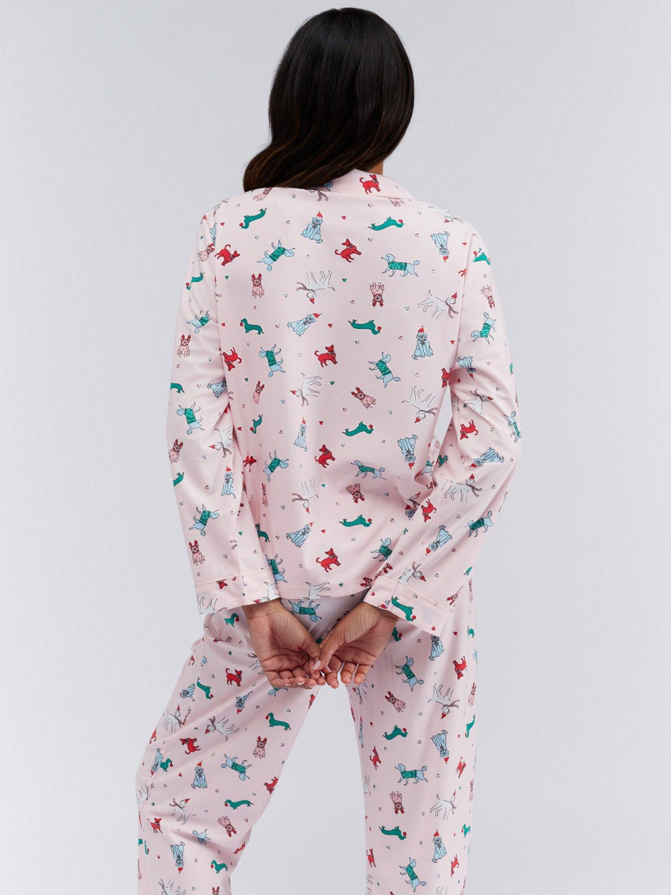 boux-avenue-christmas-multicoloured-dog-pyjama-in-a-bag-pinkback