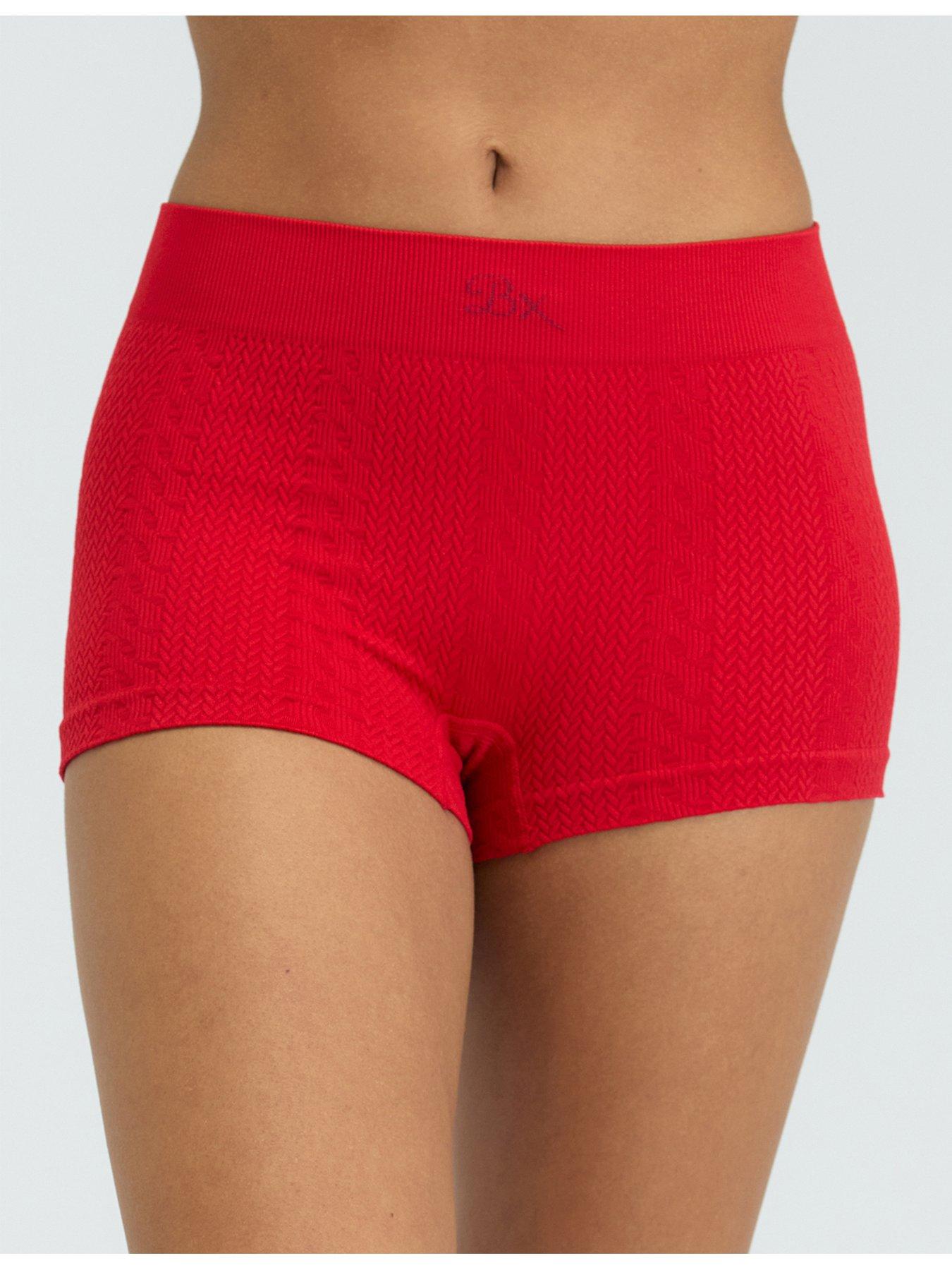 boux-avenue-cable-seamless-short-redback