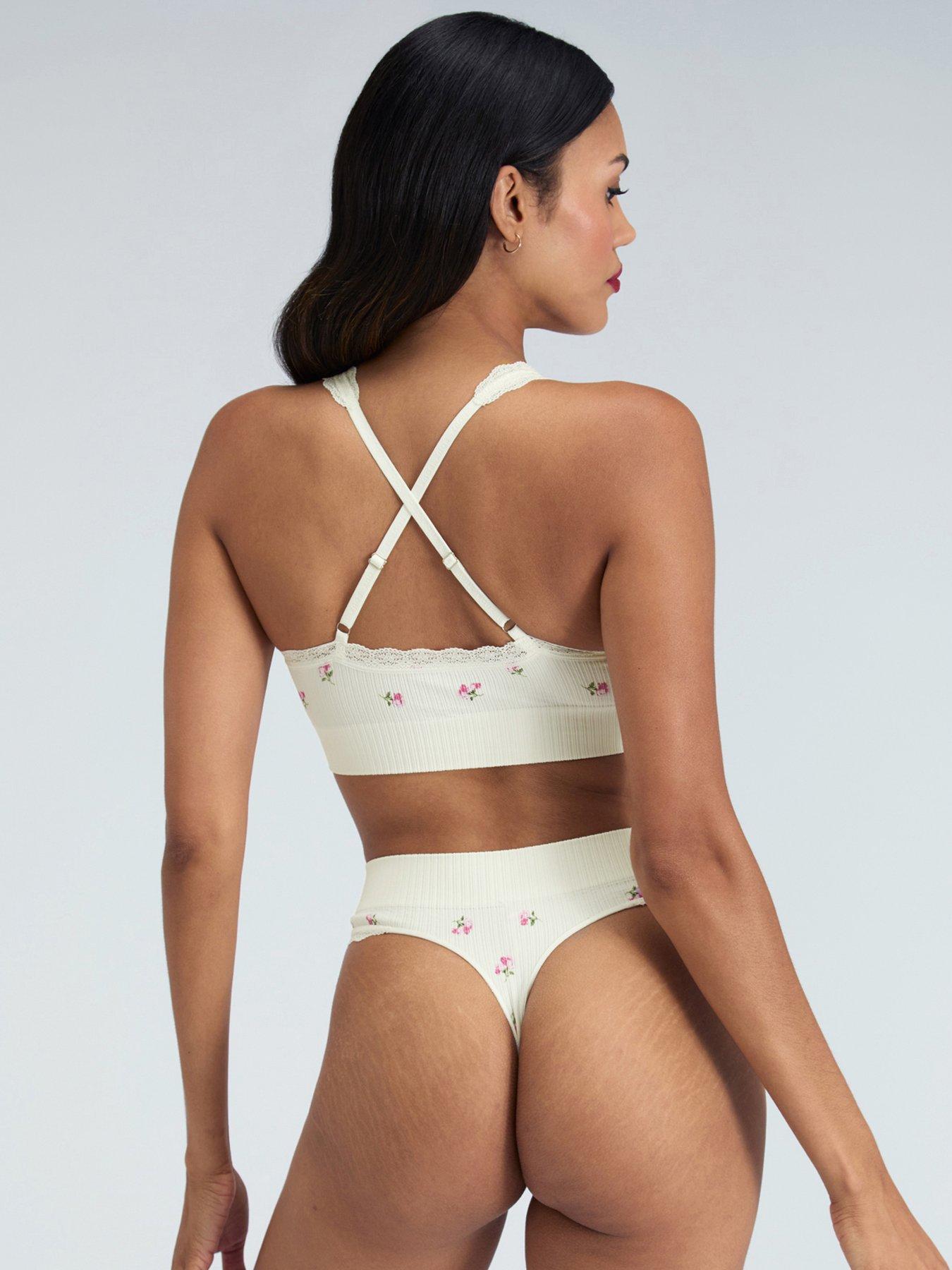 boux-avenue-rib-seamless-floral-thong-ivory-mixstillFront